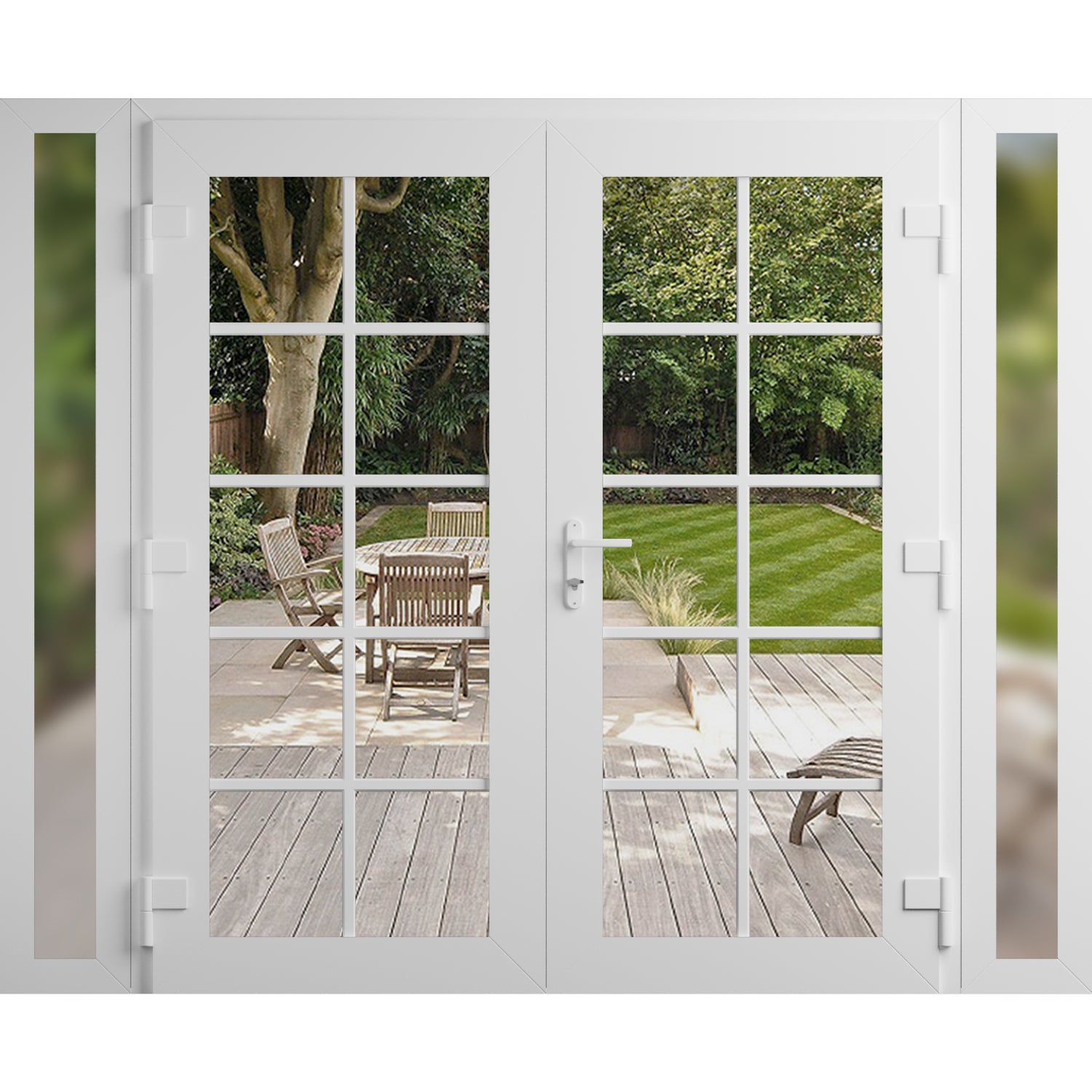 Manux 8100 Exterior PVC/Metal door view 6