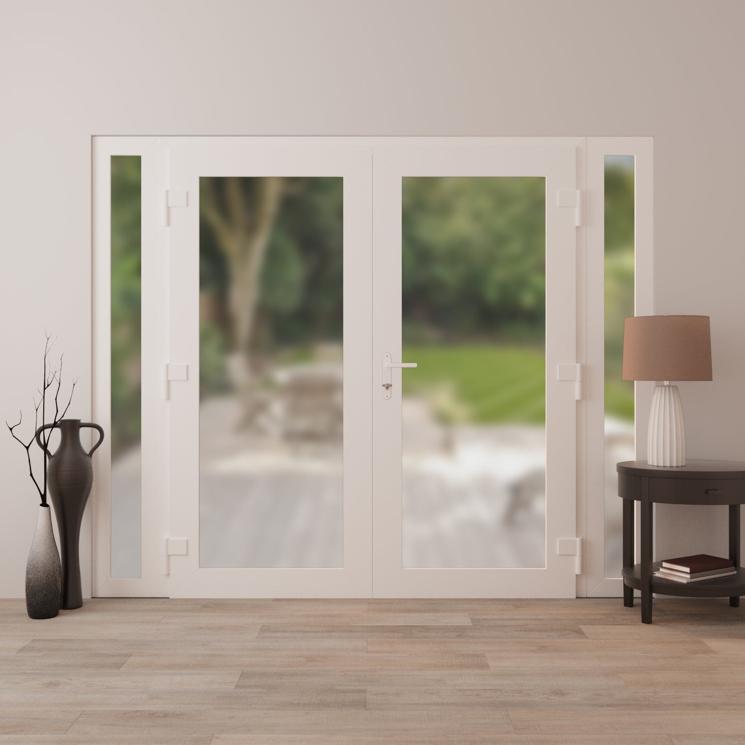 Manux 8102 Exterior PVC/Metal door view 8
