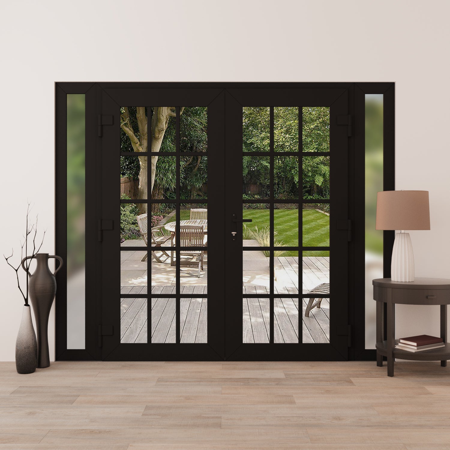 Manux 8151 Exterior PVC/Metal door view 4