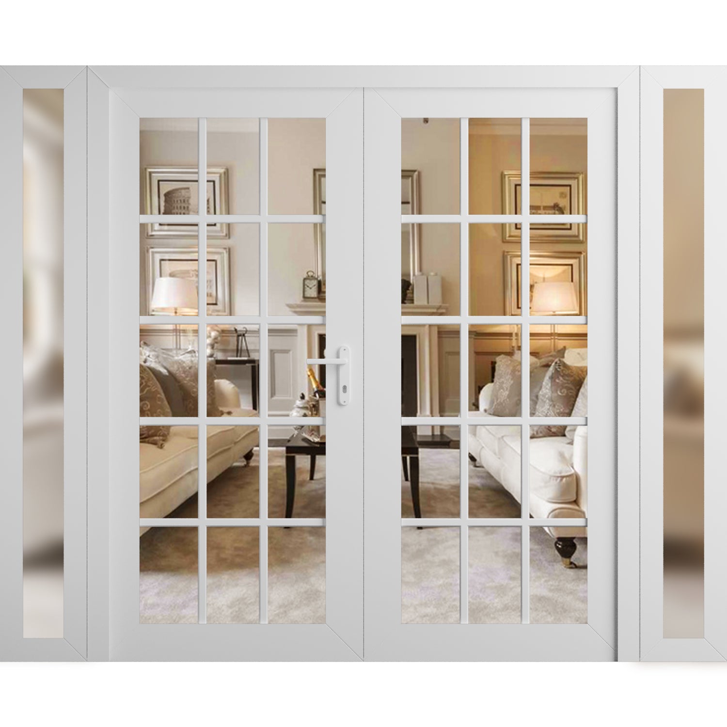 Manux 8151 Exterior PVC/Metal door view 5