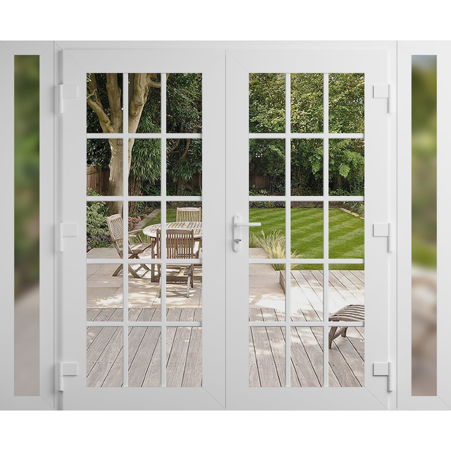 Manux 8151 Exterior PVC/Metal door view 6