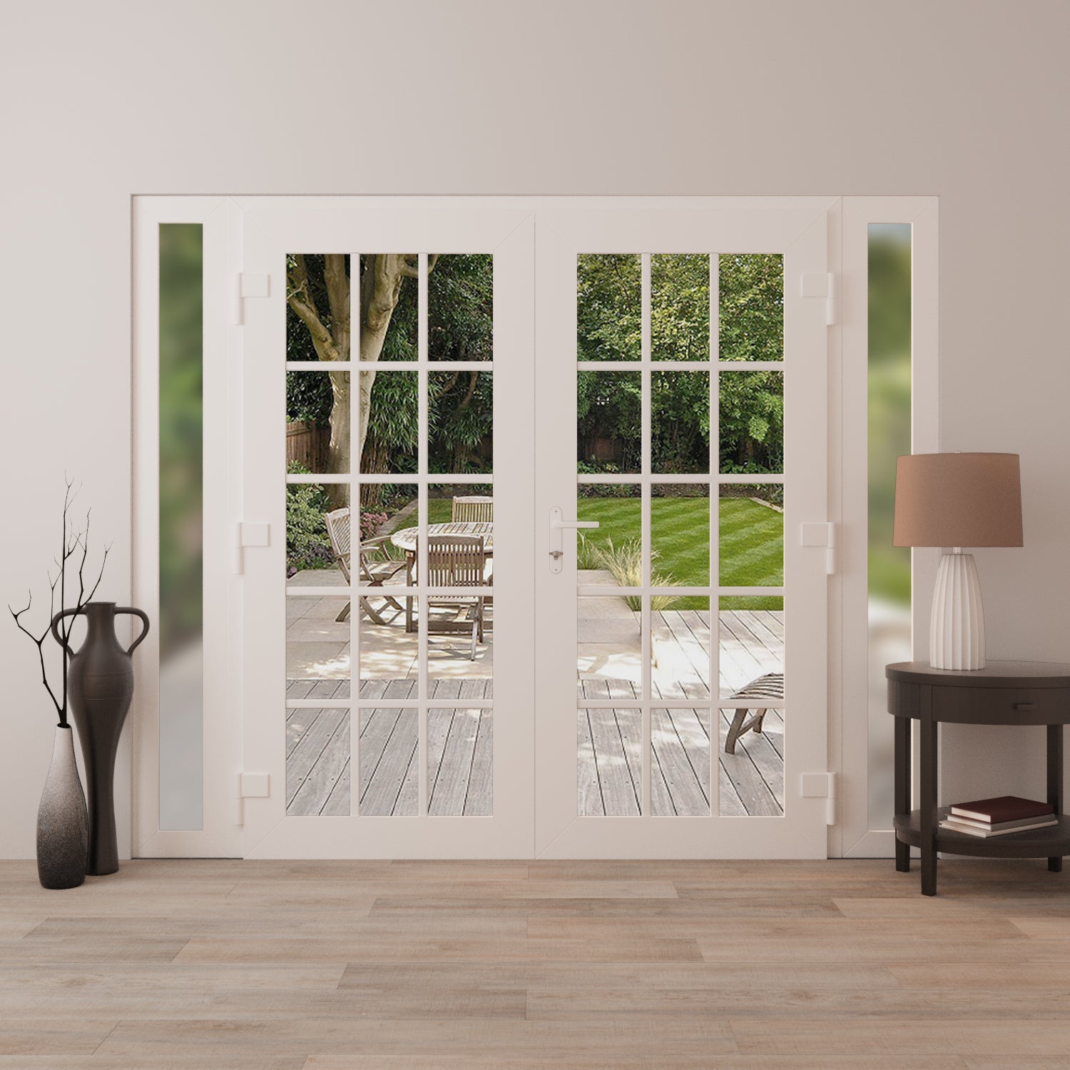 Manux 8151 Exterior PVC/Metal door view 8