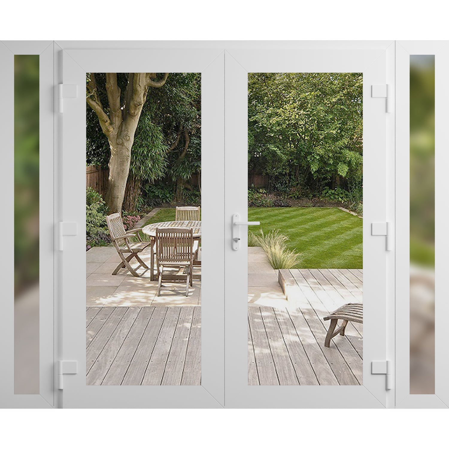 Manux 8666 Exterior PVC/Metal door view 6