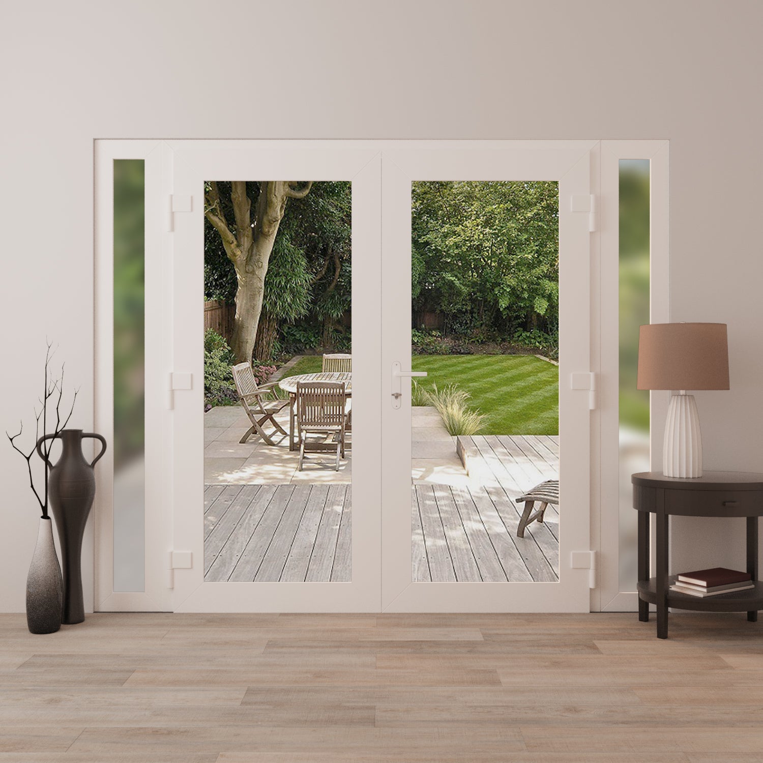 Manux 8666 Exterior PVC/Metal door view 8