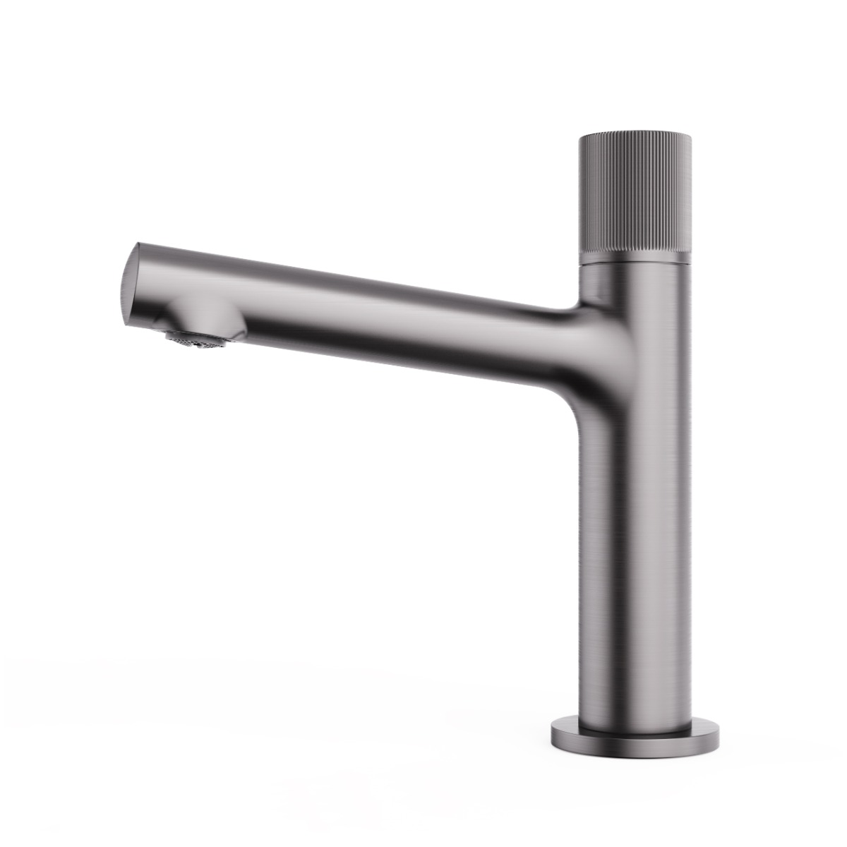 ROMA Bathroom Premium Quality Single Sink Faucet, Polished Chrome Gun Mettal