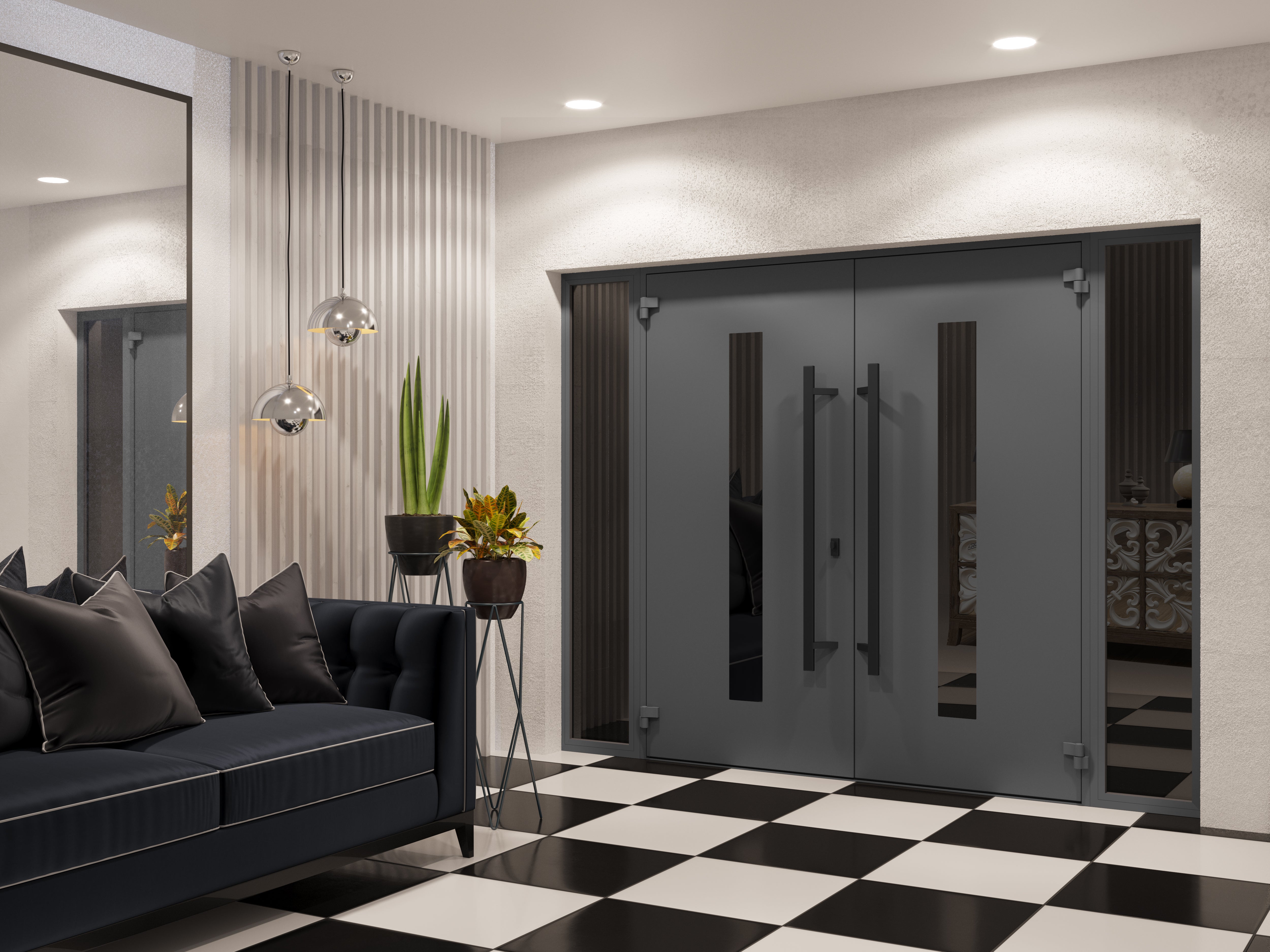 Ronex 0130 Exterior Aluminum Double door view 4