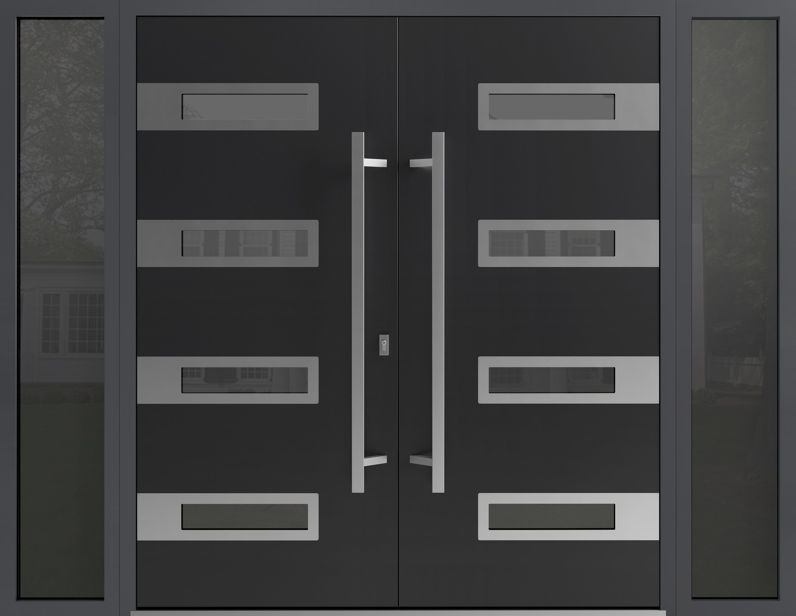 Ronex 0131 Exterior Aluminum Double door — Doors Near Me, Los Angeles