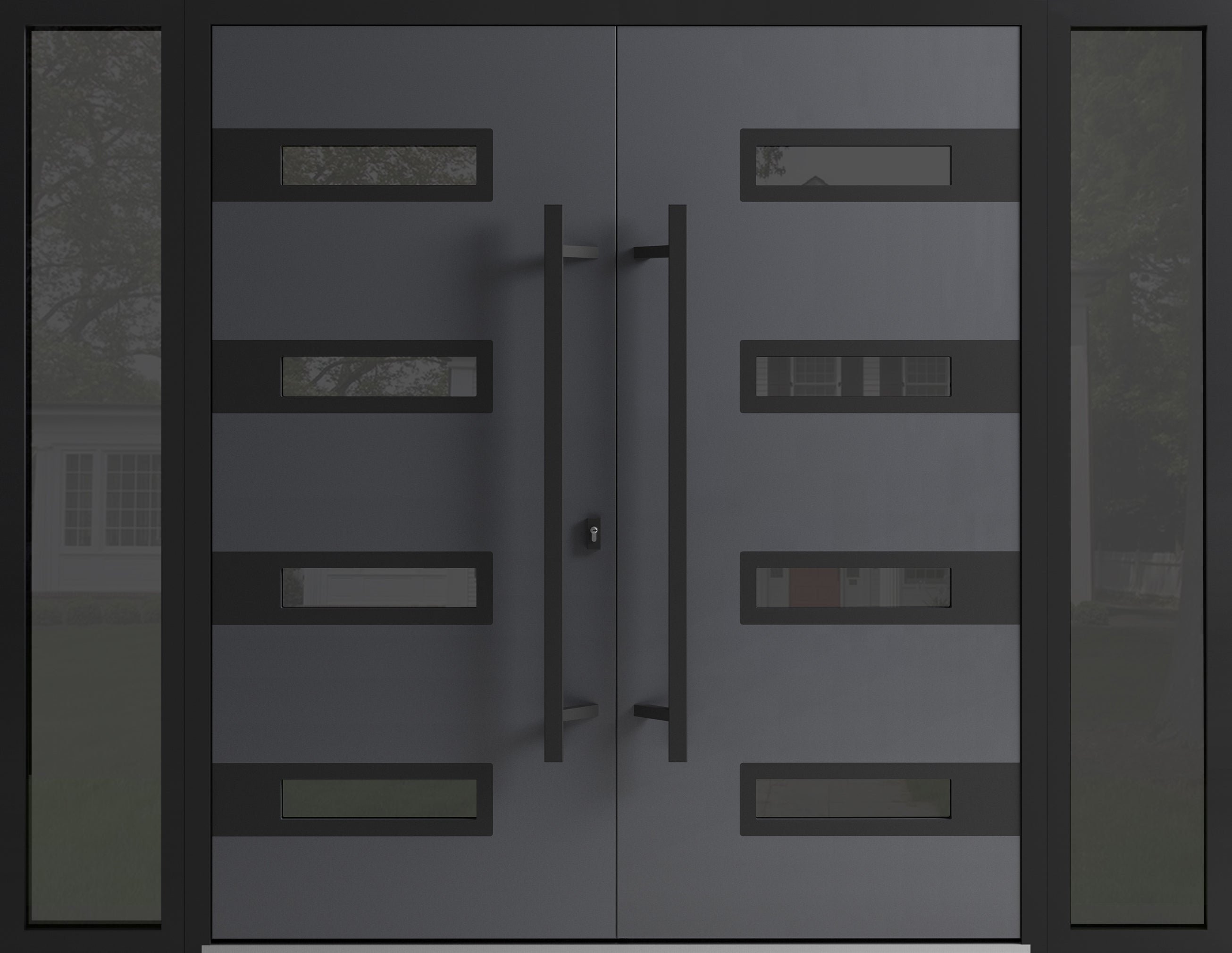 Ronex 0131 Exterior Aluminum Double door view 5