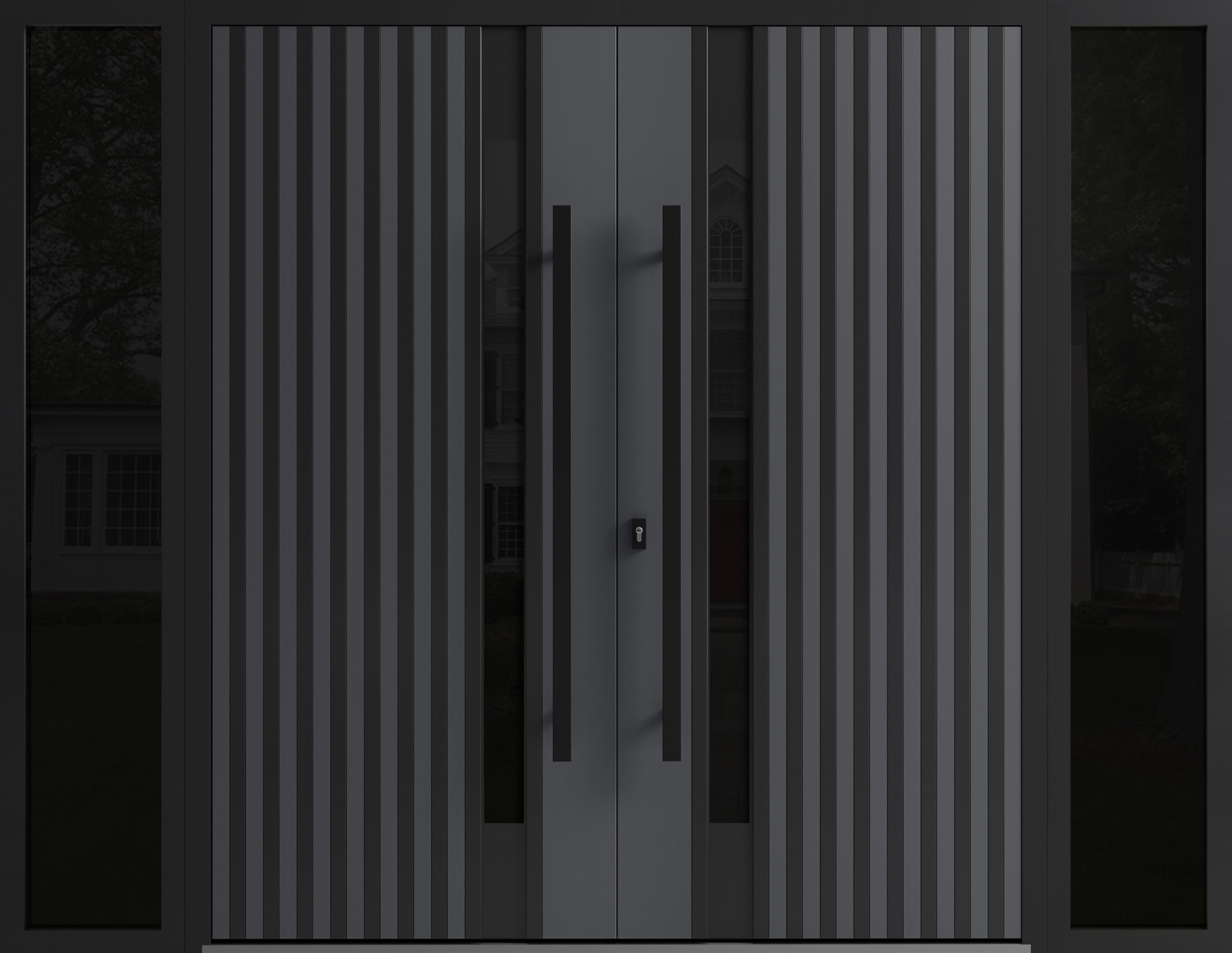 Ronex 0144 Exterior Aluminum Double door — Doors Near Me, Los Angeles