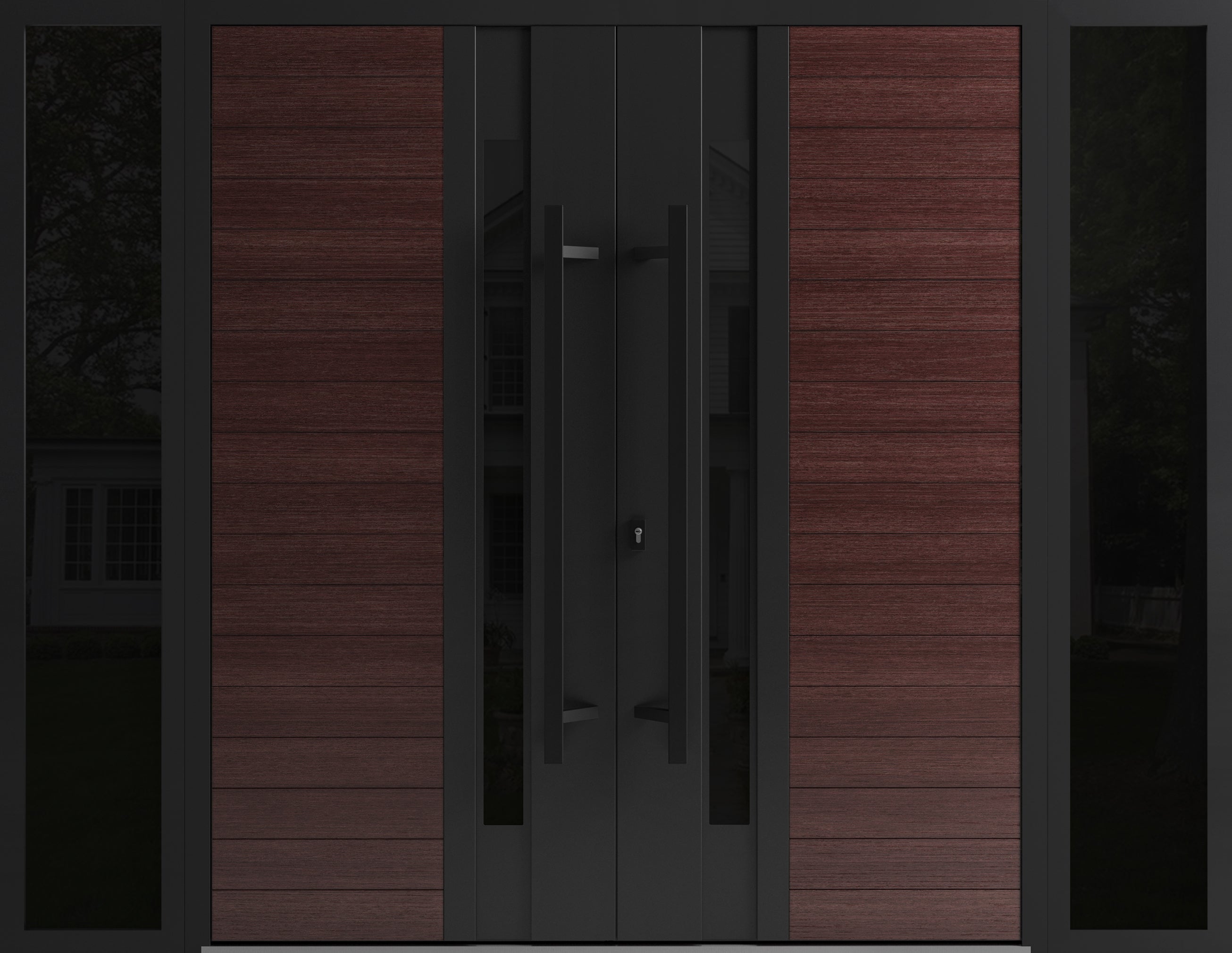 Ronex 0162 Exterior Aluminum Double door — Doors Near Me, Los Angeles