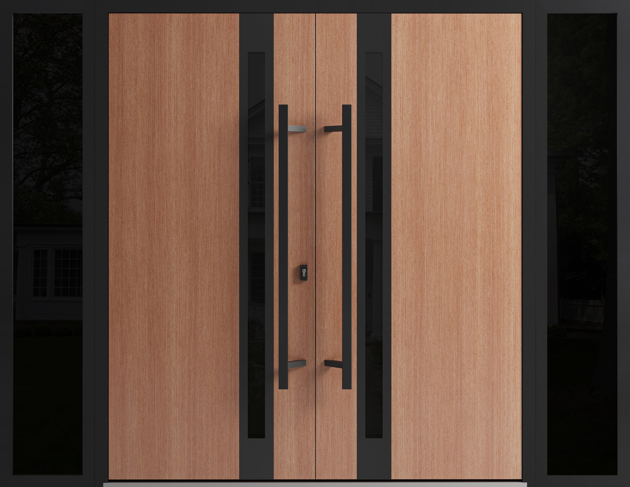 Ronex 1033 Exterior Aluminum Double door — Doors Near Me, Los Angeles