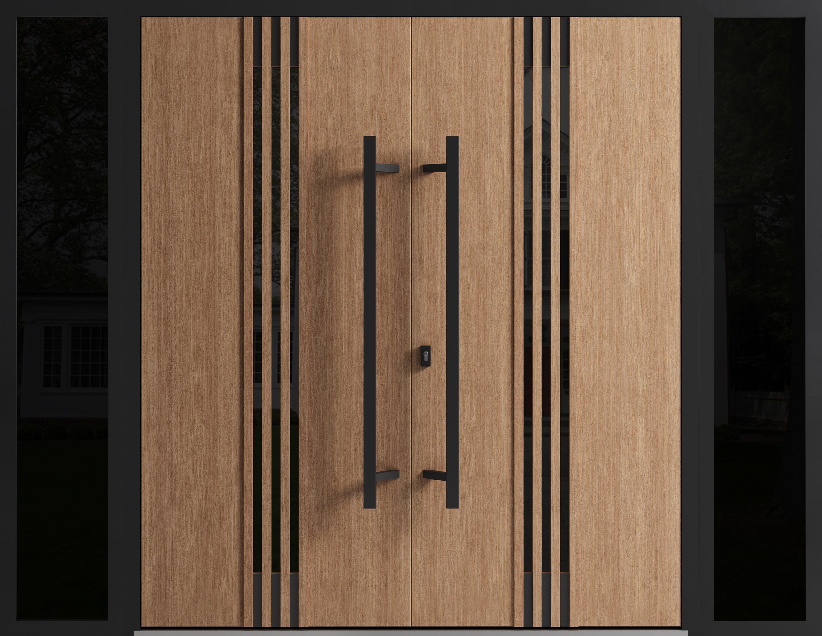 Ronex 1055 Exterior Aluminum Double door — Doors Near Me, Los Angeles