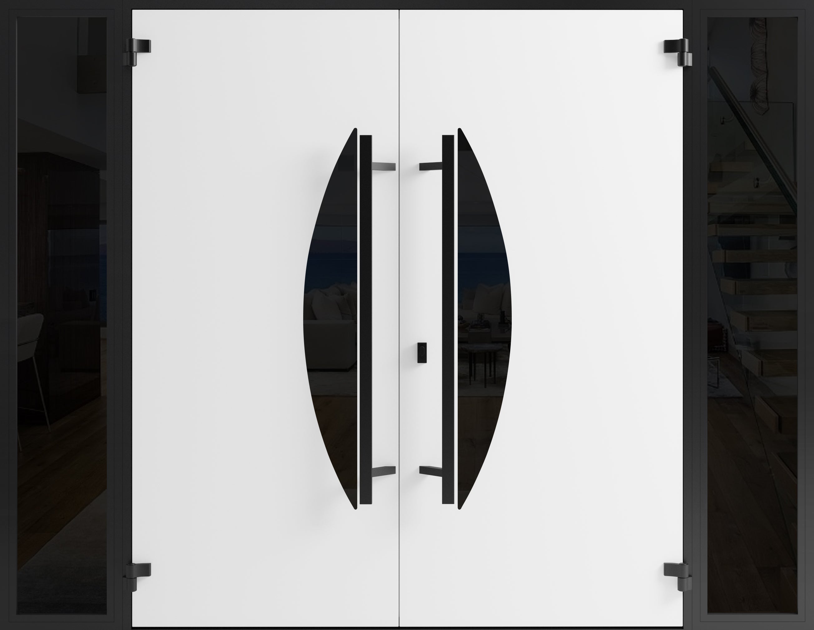 Ronex 1077 Exterior Aluminum Double door view 2