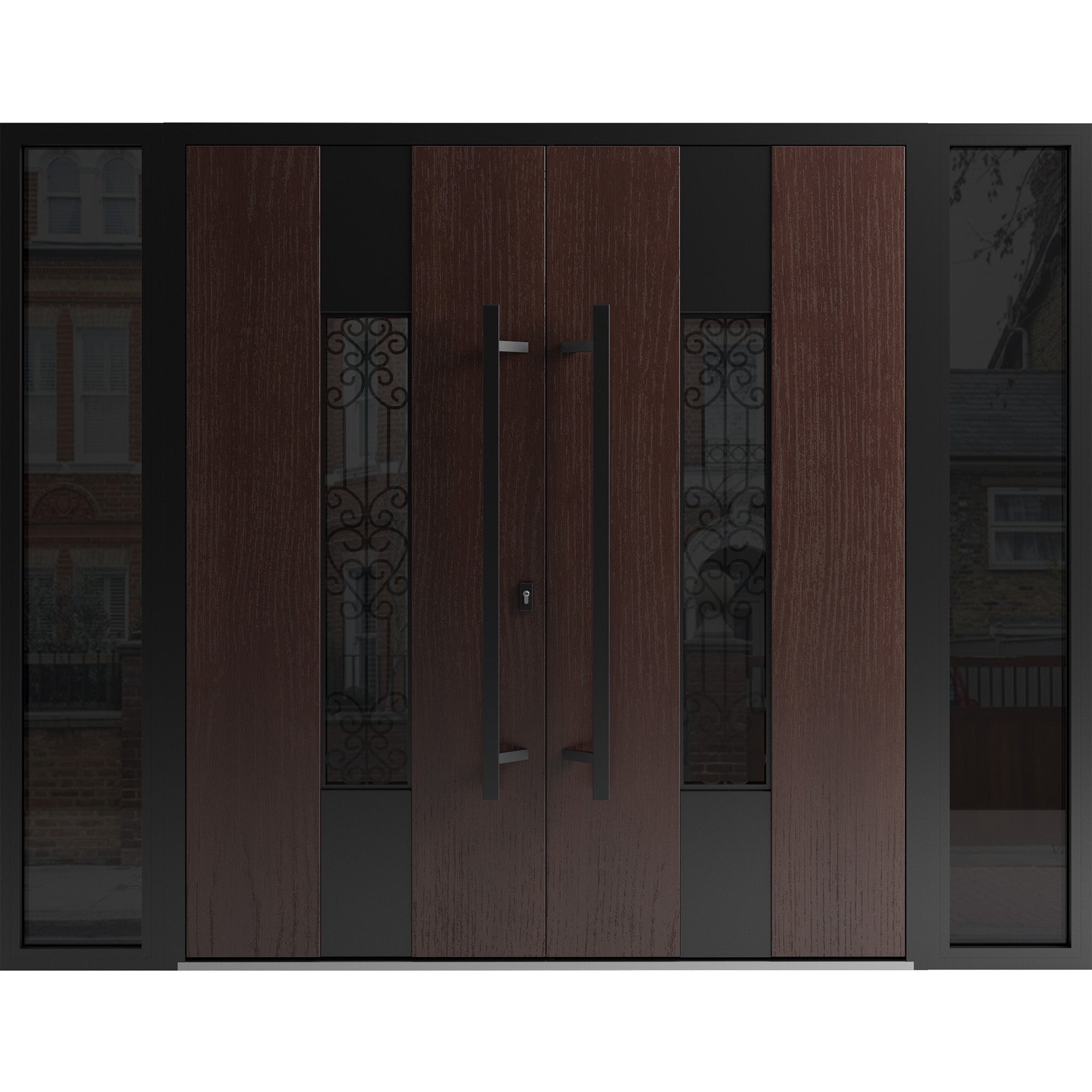 Ronex 1205 Exterior Aluminum Double door — Doors Near Me, Los Angeles