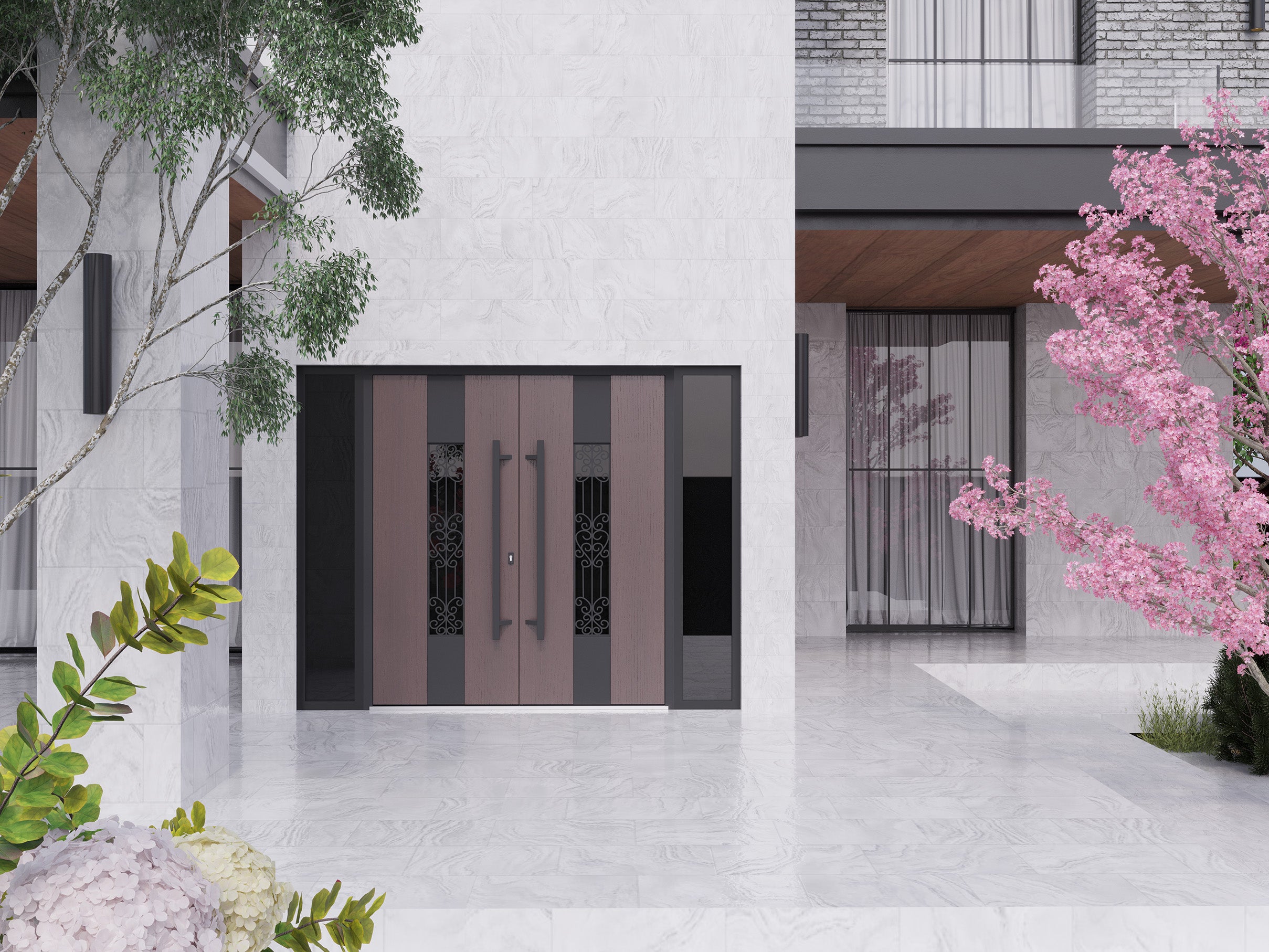 Ronex 1205 Exterior Aluminum Double door view 3