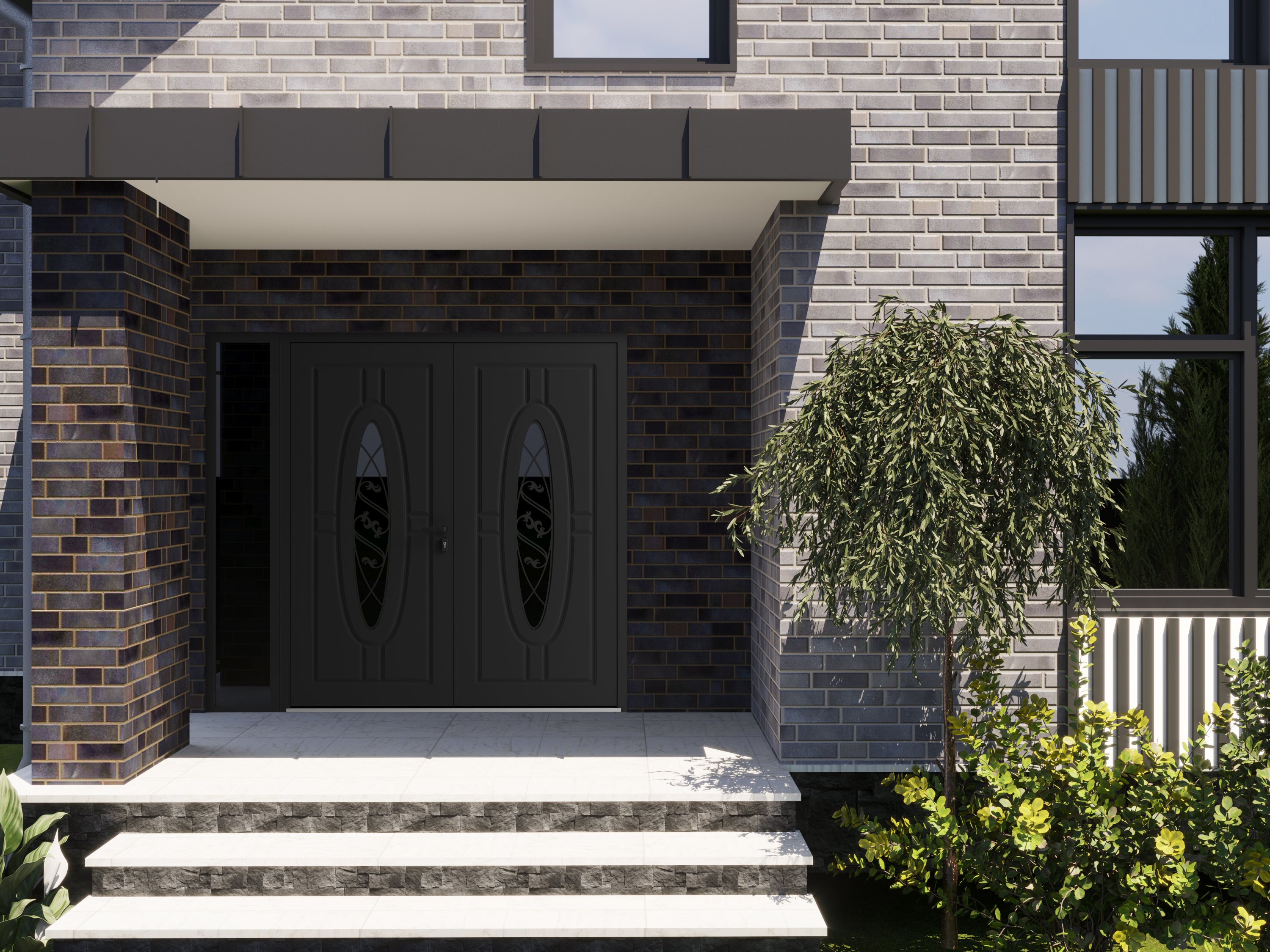 Ronex 1277 Exterior Aluminum Double door view 3