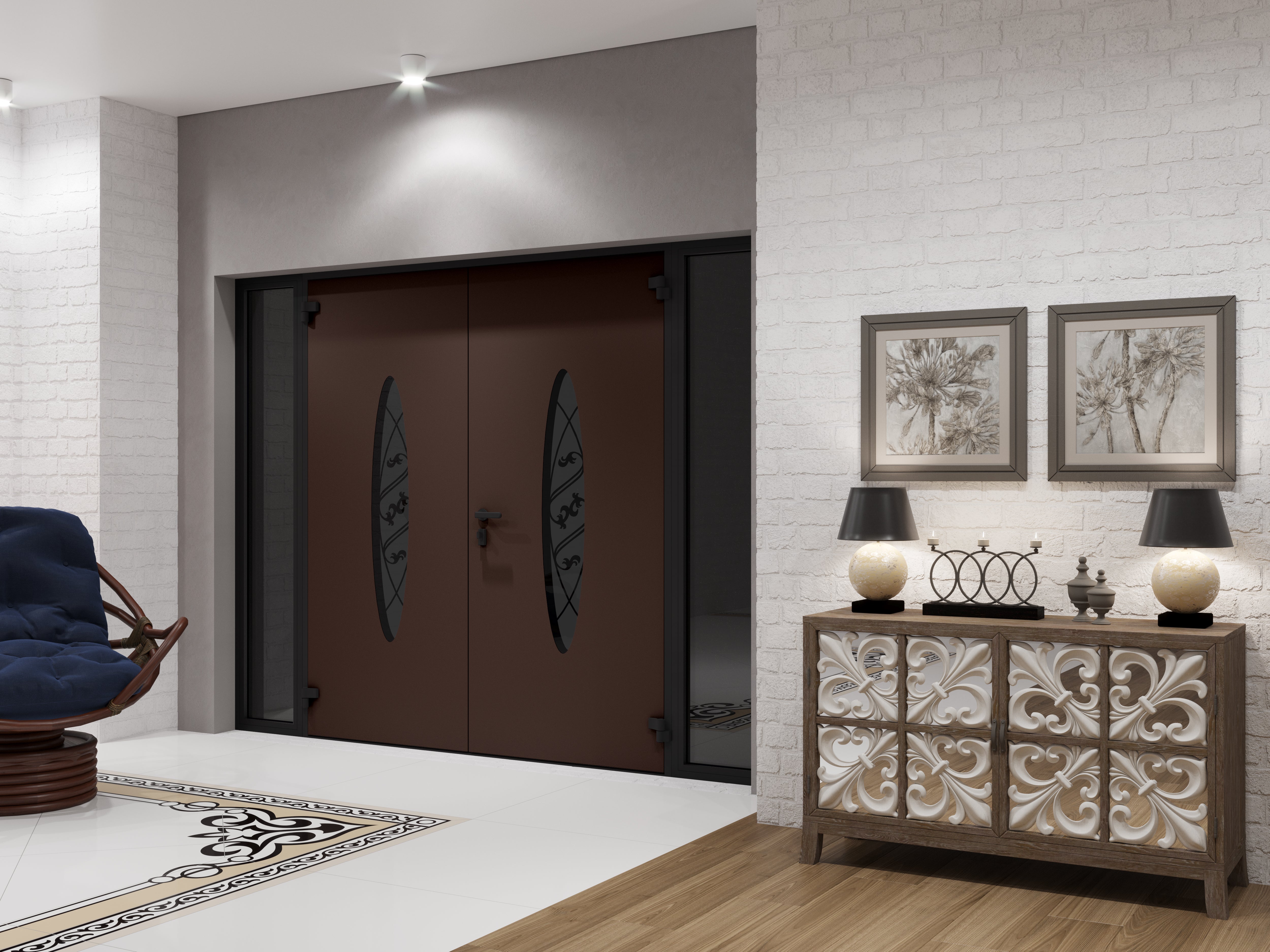 Ronex 1277 Exterior Aluminum Double door view 8