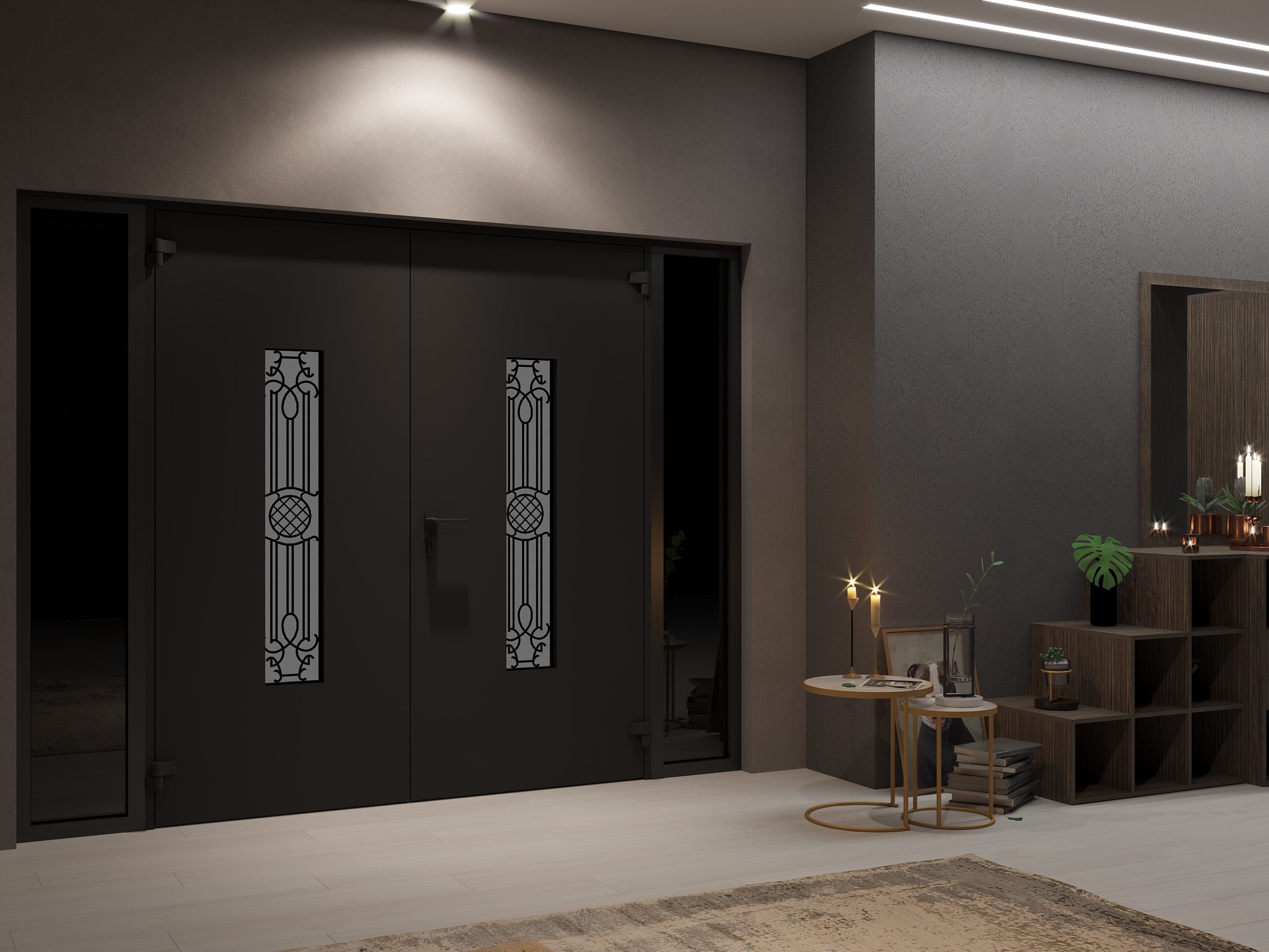 Ronex 1477 Exterior Aluminum Double door view 4