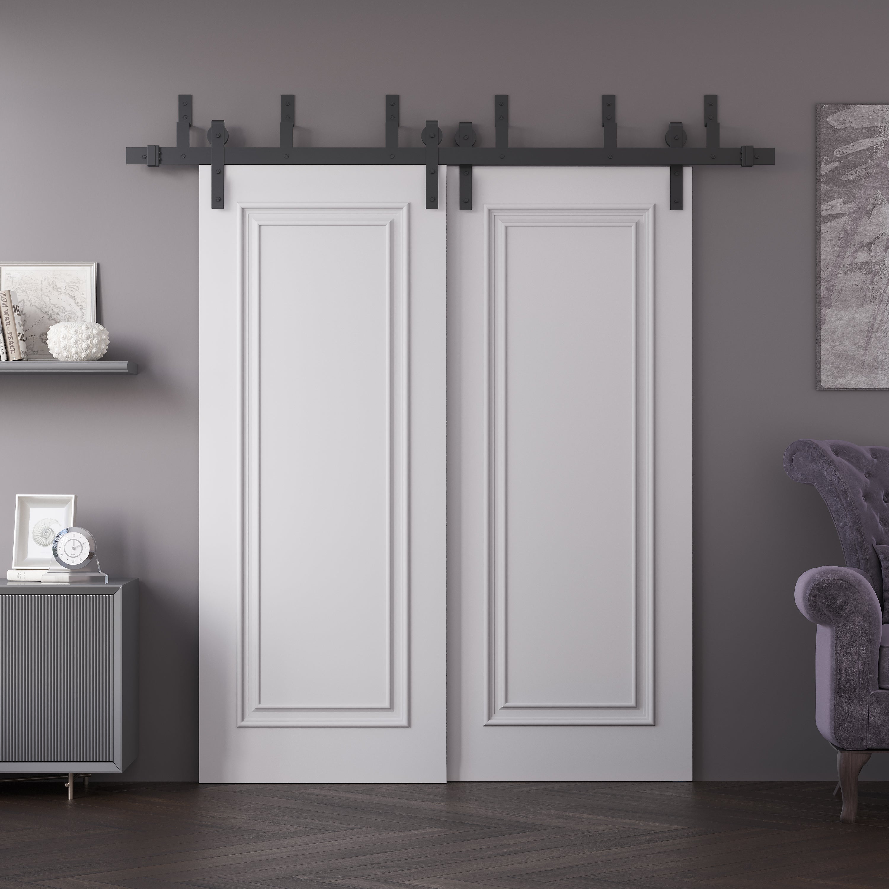 Royal 9811 Double Barn — Bypass door view 2