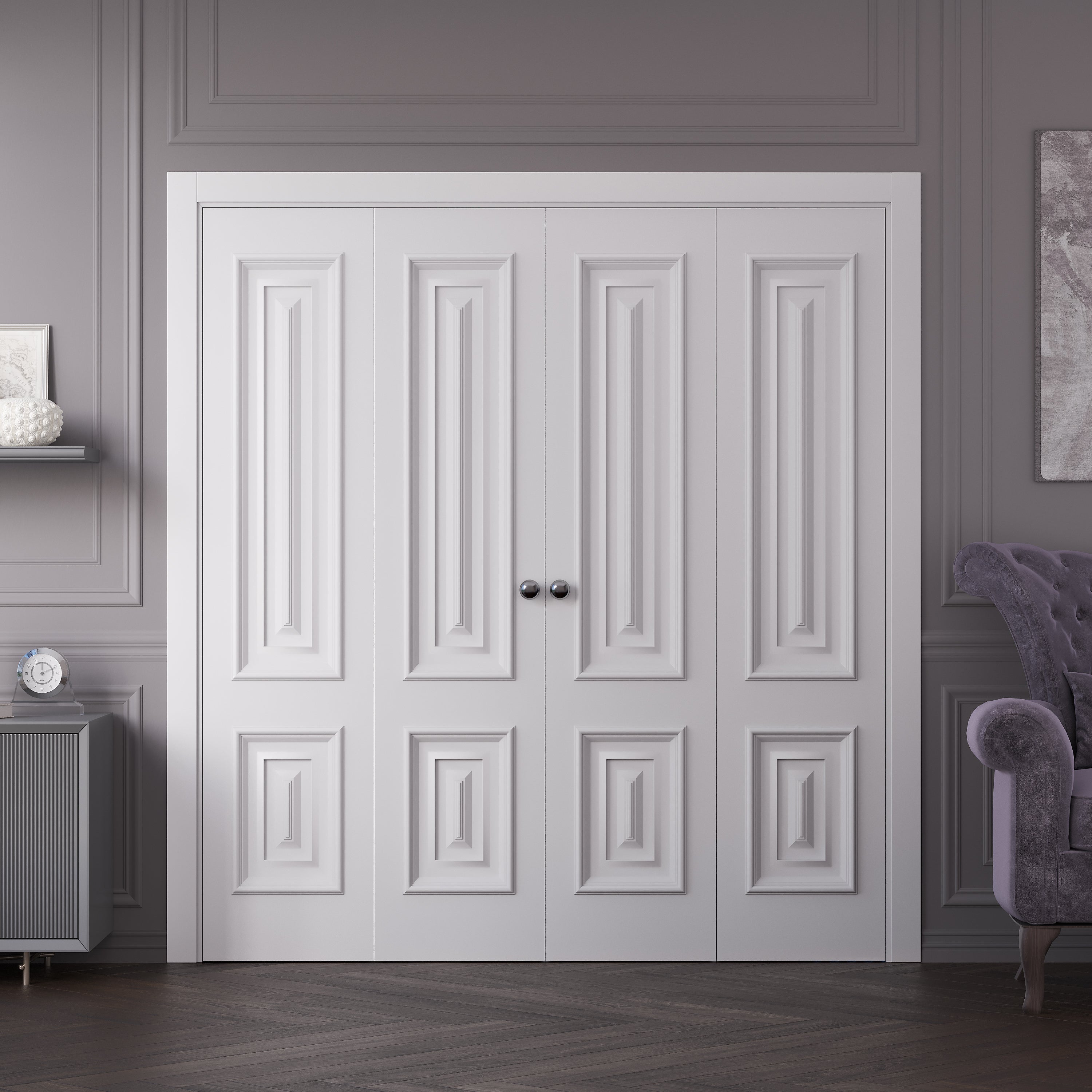 Royal 9822 Double Bi-Fold door view 2