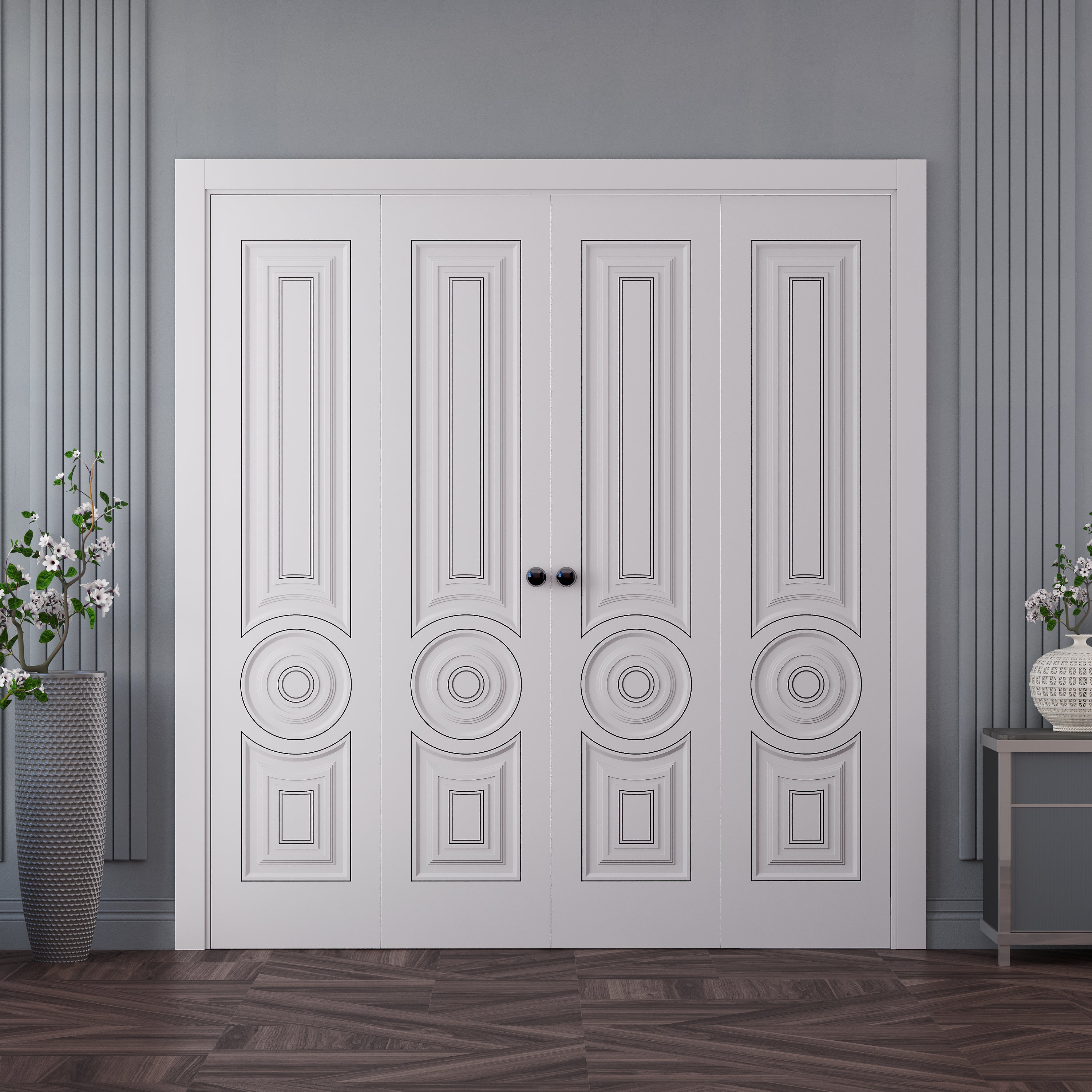 Royal 9855 Double Bi-Fold door view 2