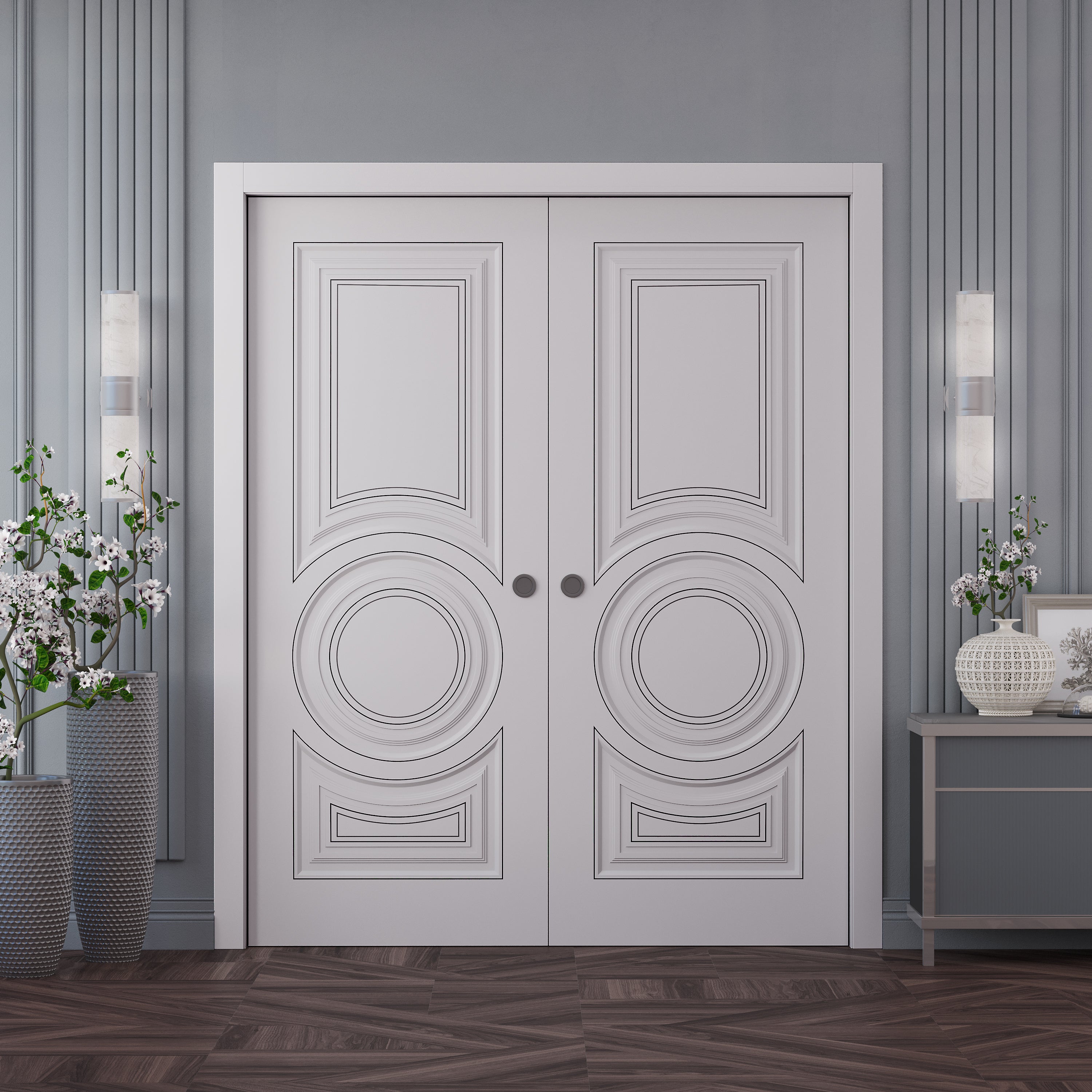 Royal 9855 Double Pocket door view 2