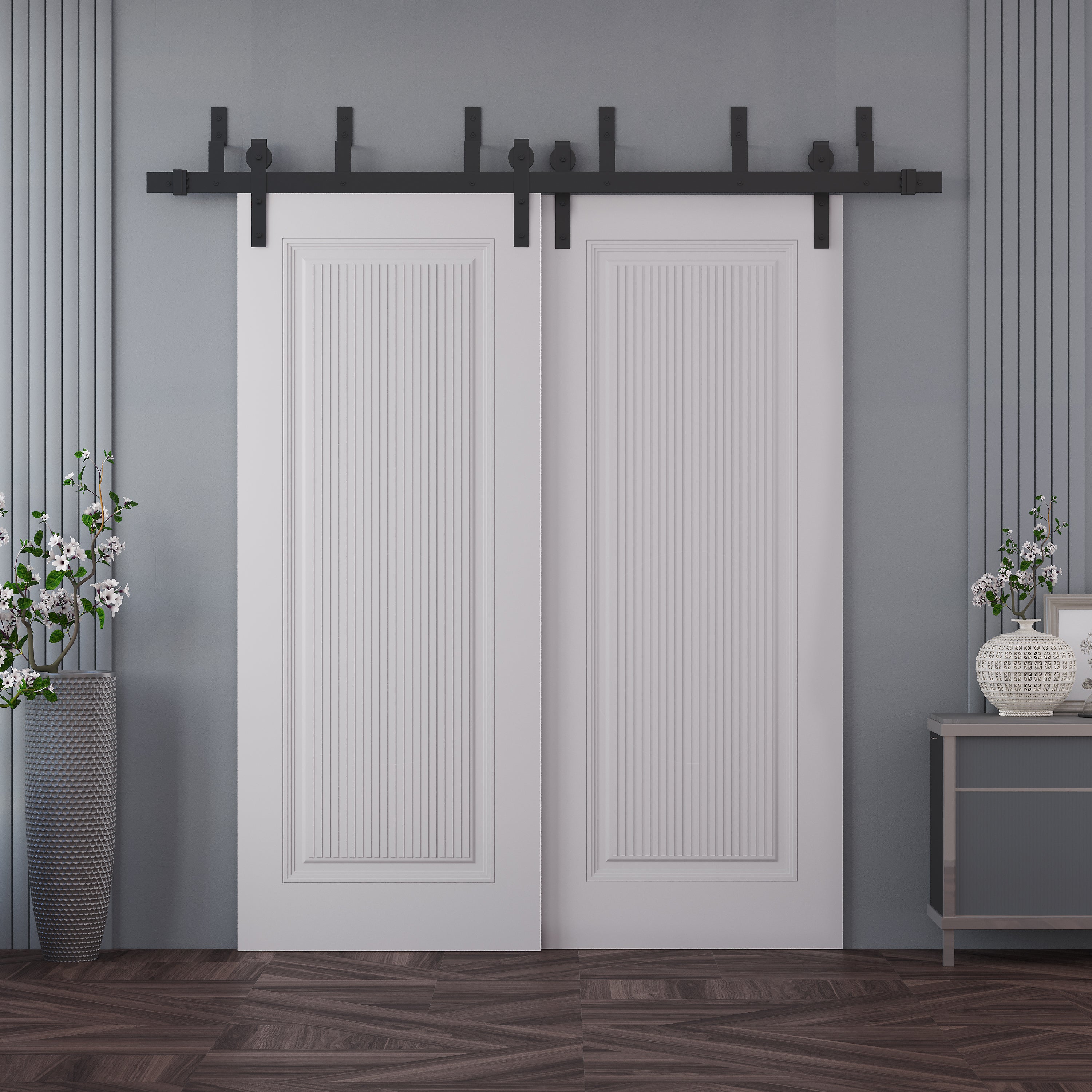 Royal 9888 Double Barn — Bypass door view 2