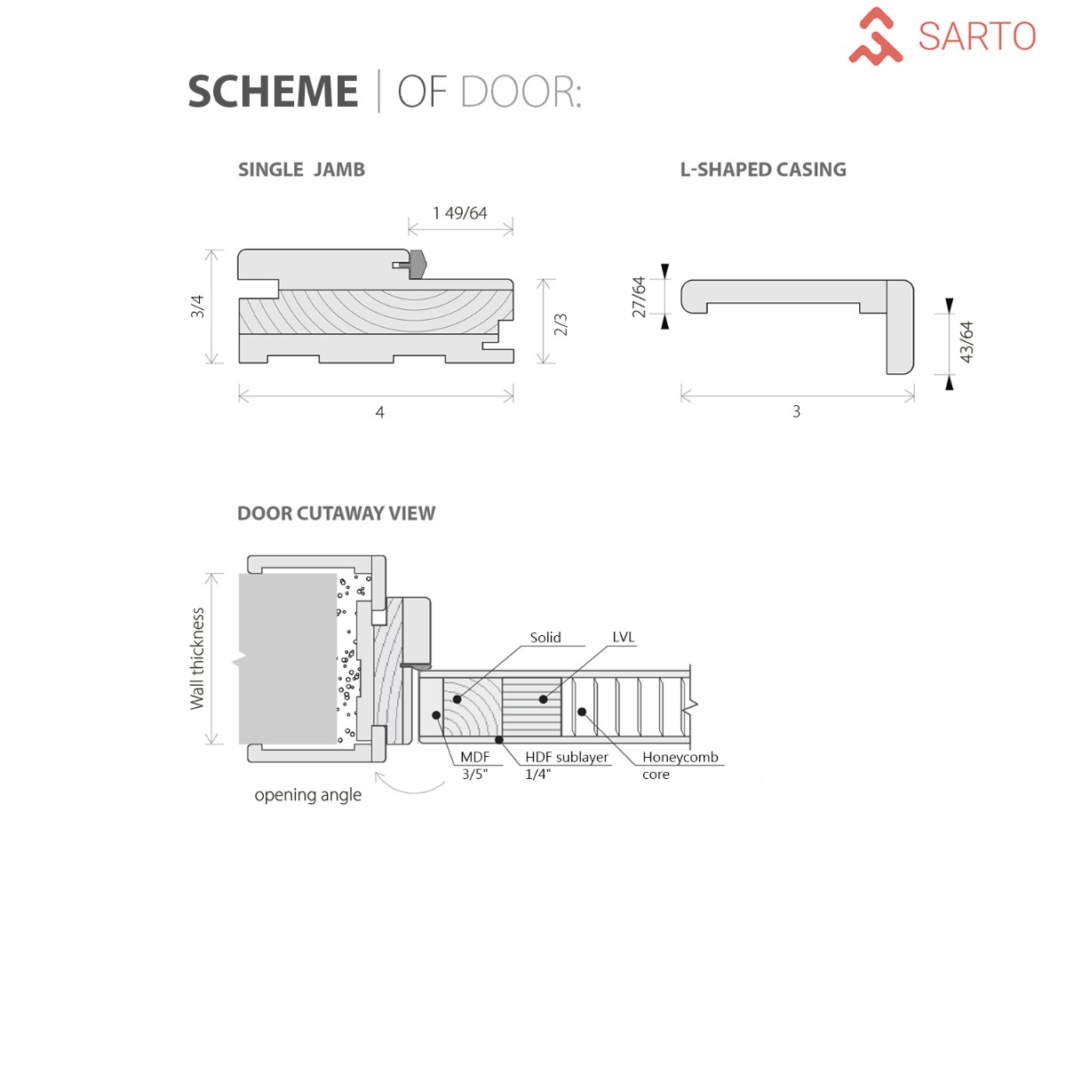 Planum 0210 Double French Swing door view 4
