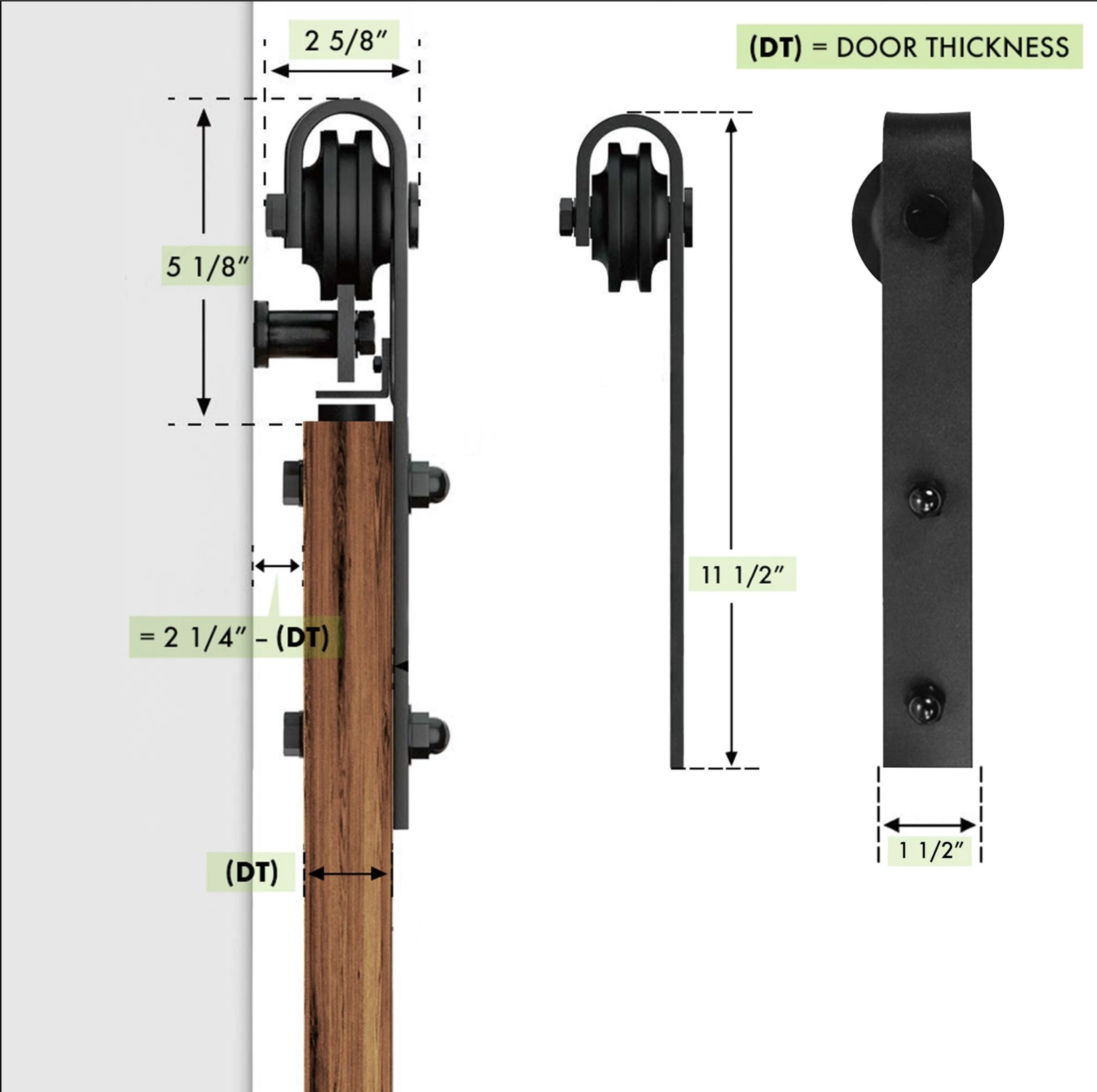 Sete 6222 Double Barn door view 3