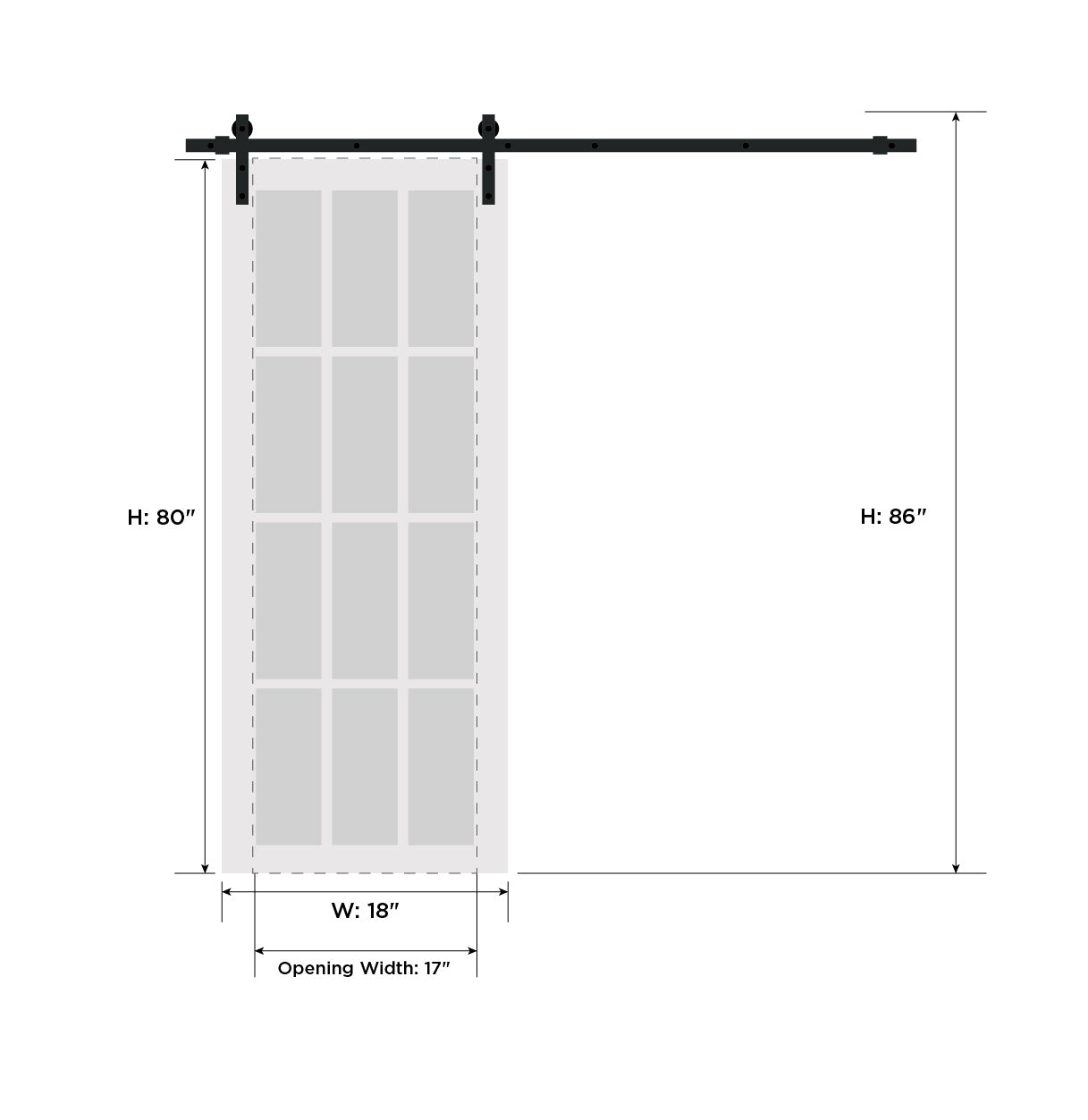 Quadro 4266 Barn door view 4