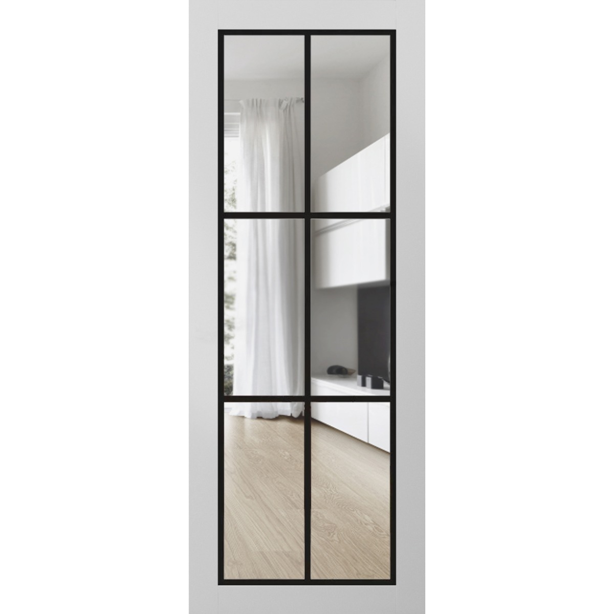 Lucia 2366 Interior Slab door view 5