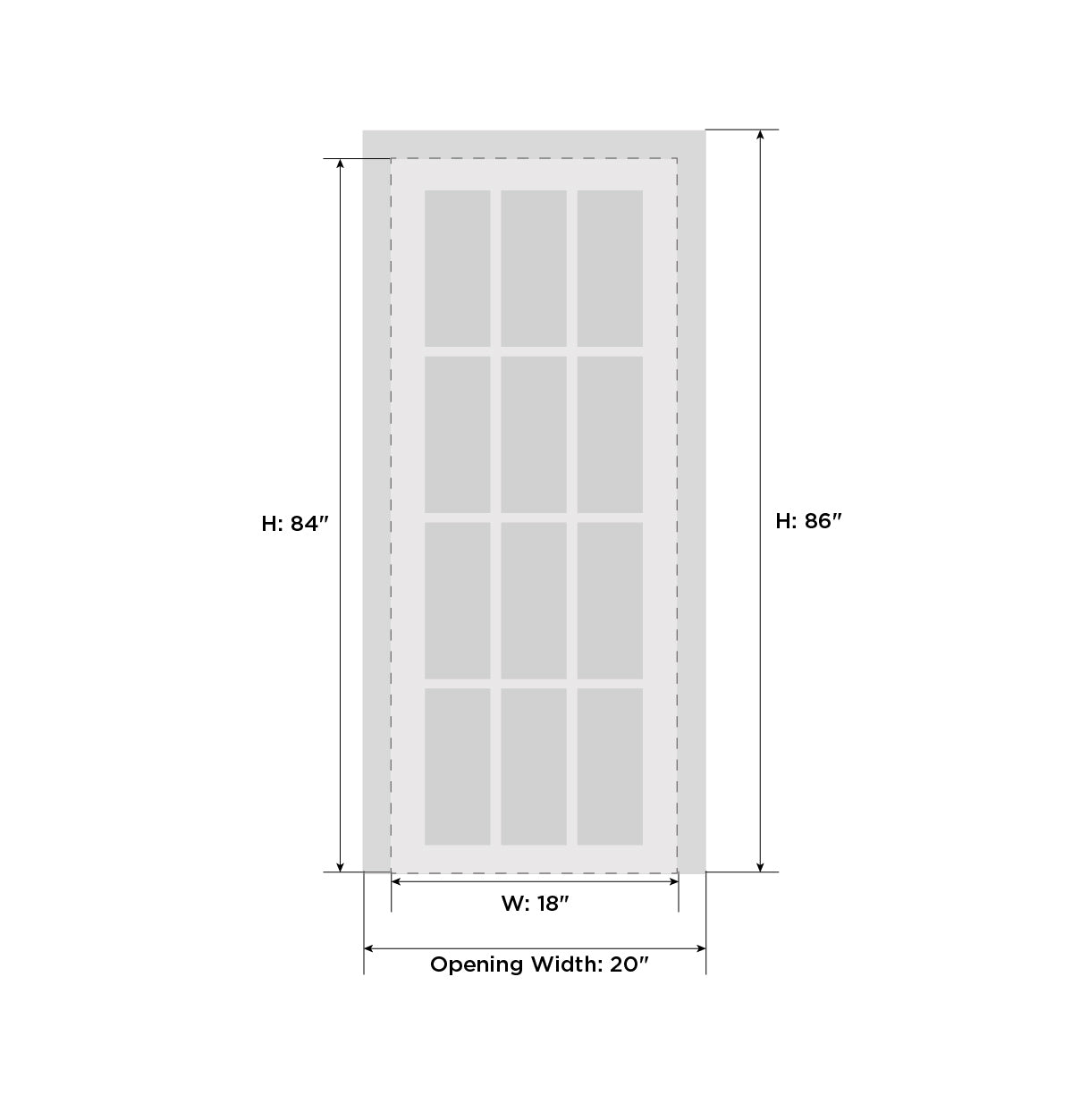 Model Swing (Bedroom/Bathroom) door — Doors Near Me, Los Angeles