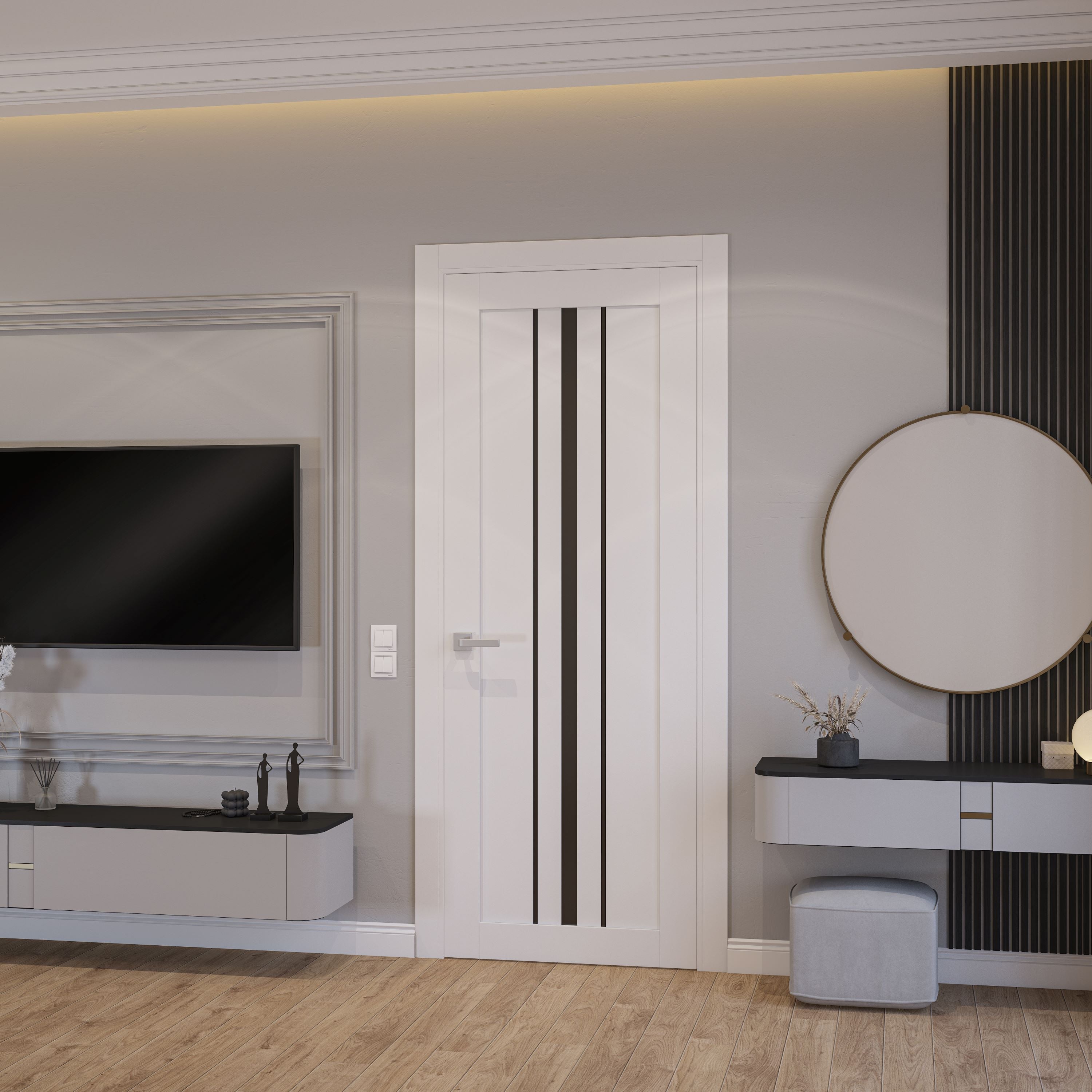 Basic 4903 Swing (Bedroom/Bathroom) door view 2