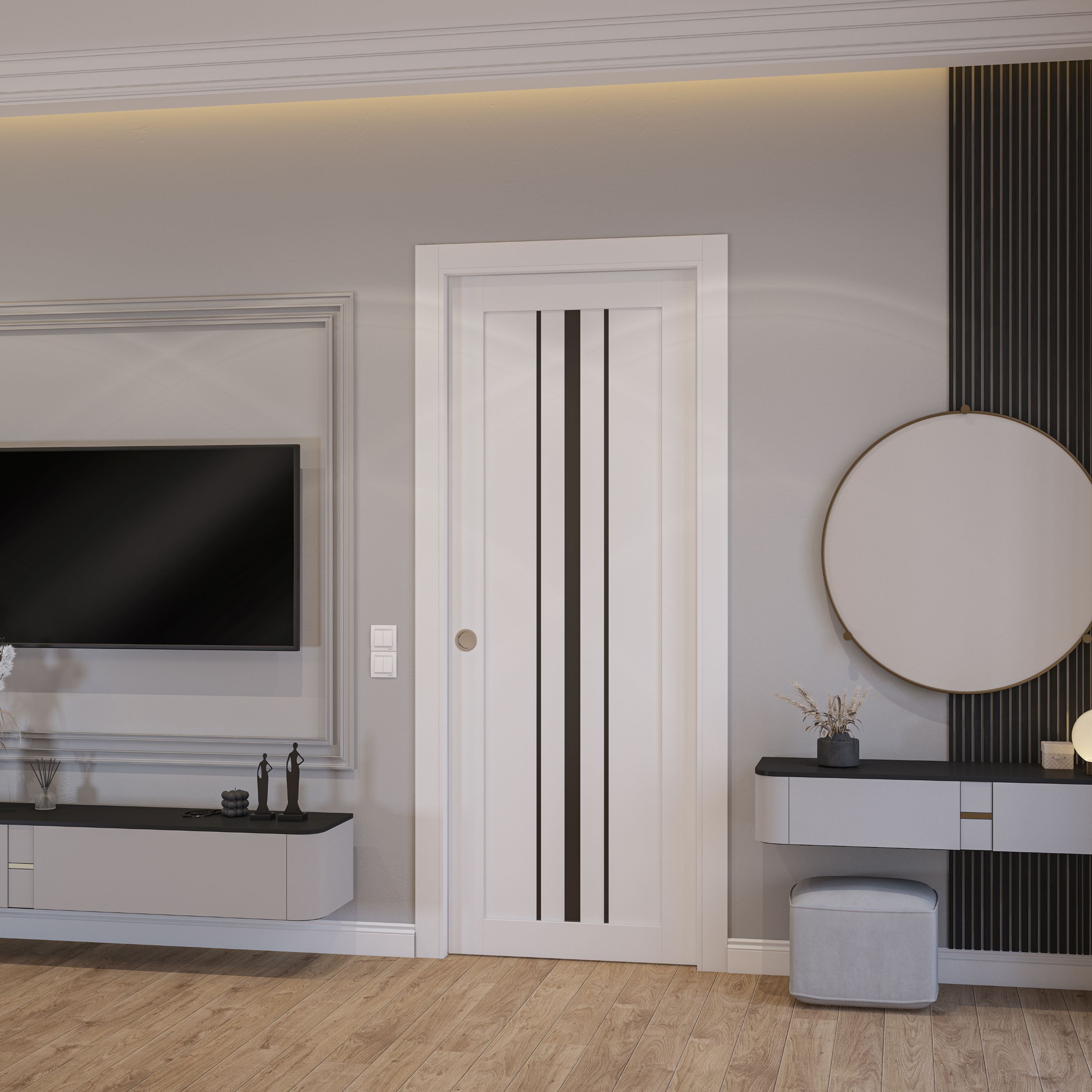 Basic 4903 Pocket door view 2