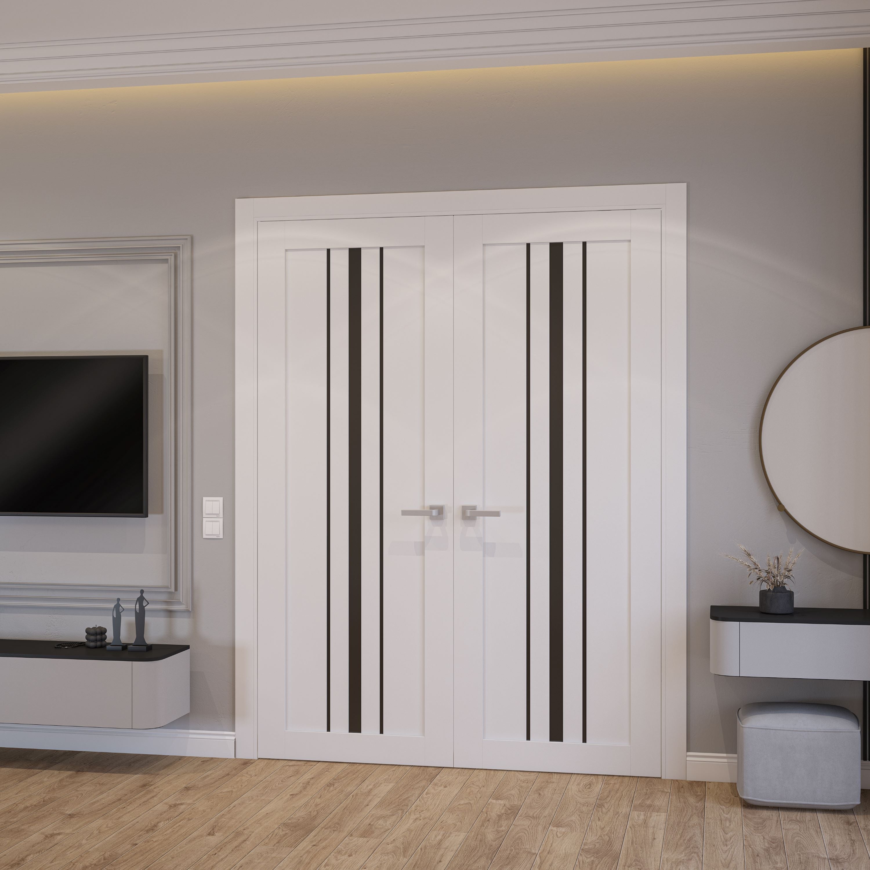 Basic 4903 Double French Swing door view 2