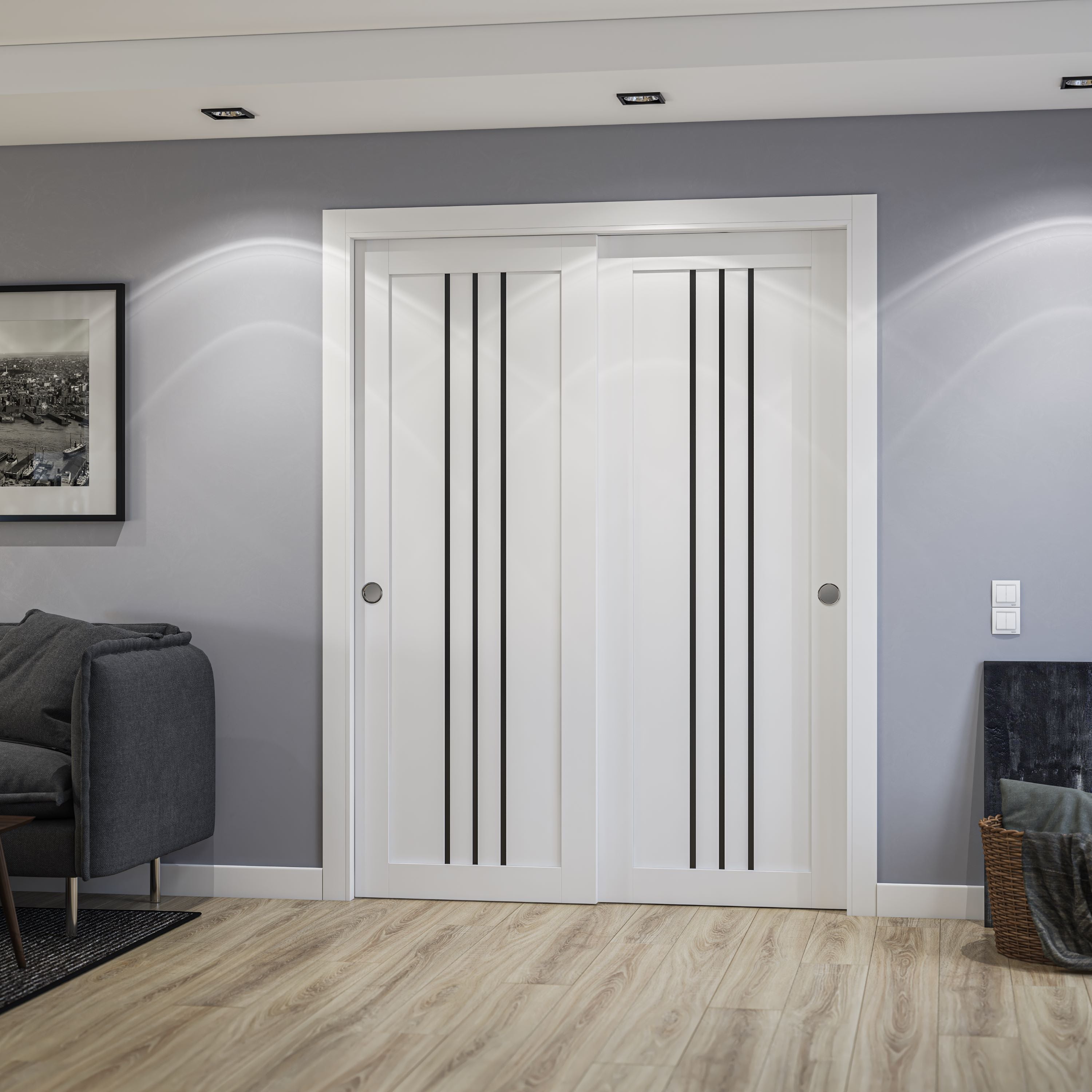 Basic 4906 Bypass door view 2