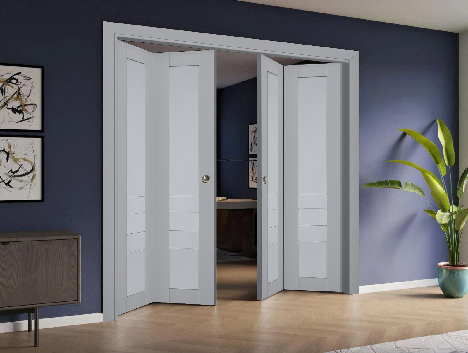 Model 7411 Double Bi-Fold door view 6