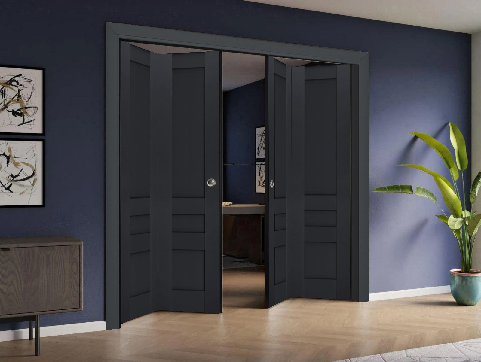 Model 7411 Double Bi-Fold door view 2