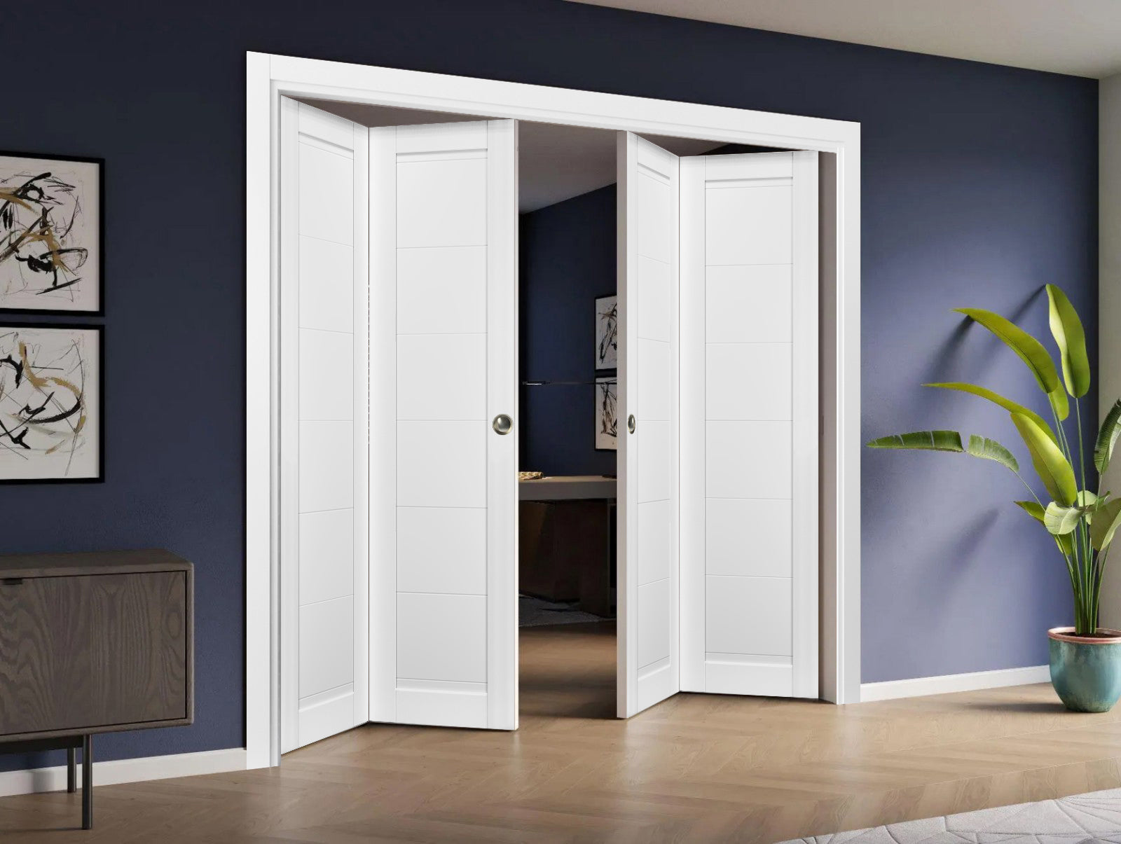 Quadro 4115 Double Bi-Fold door view 2