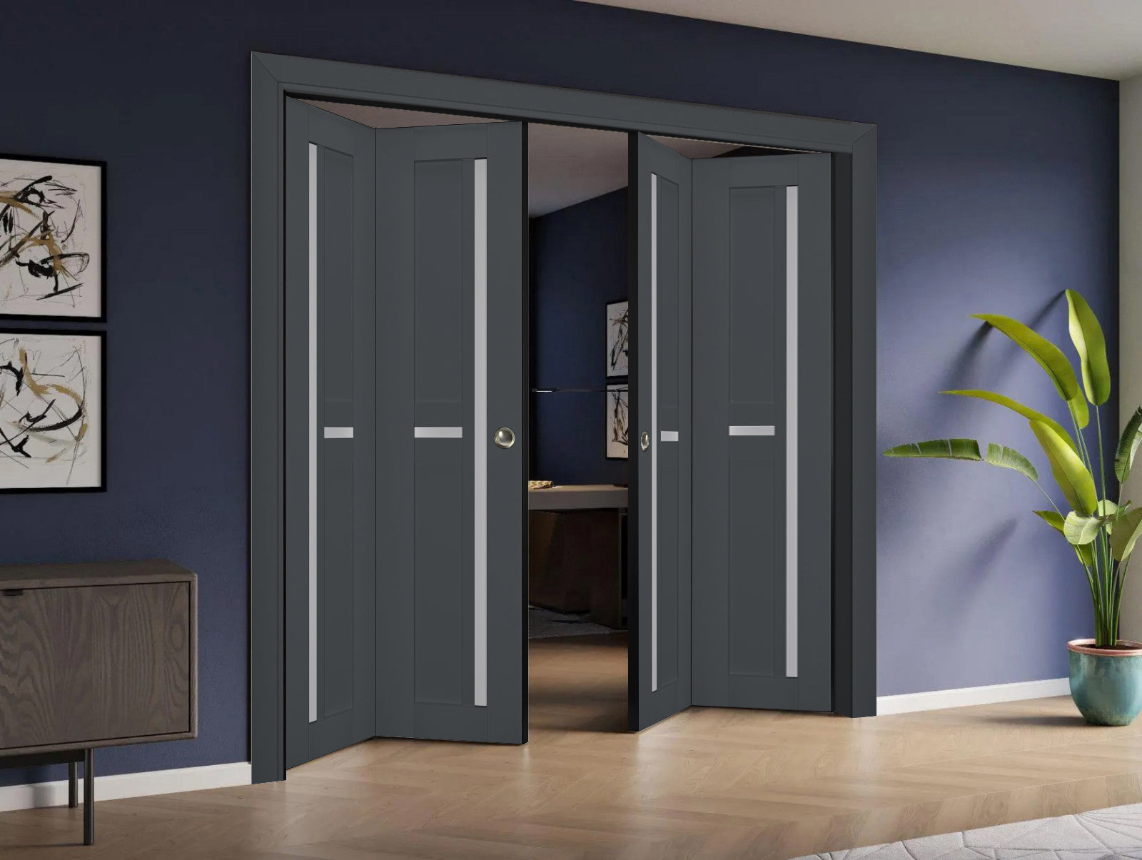 Veregio 7288 Double Bi-Fold door view 2