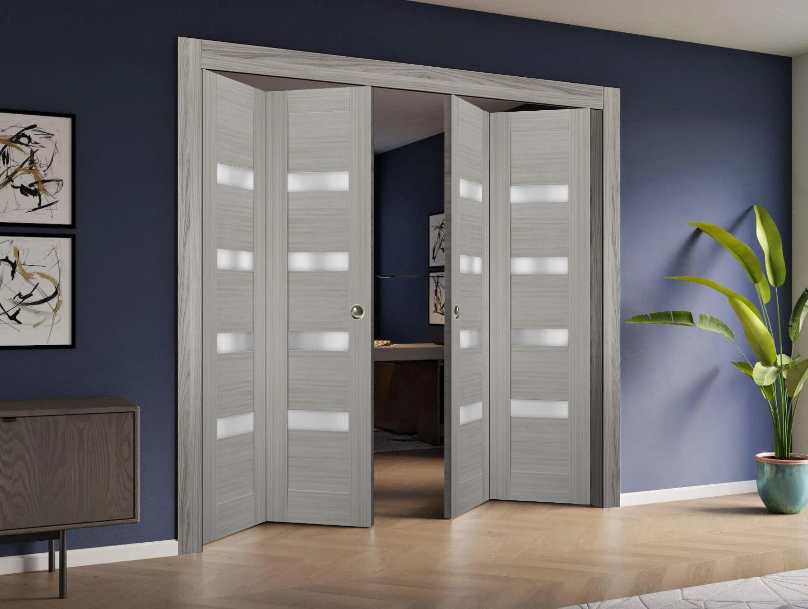 Quadro 4113 Double Bi-Fold door view 6