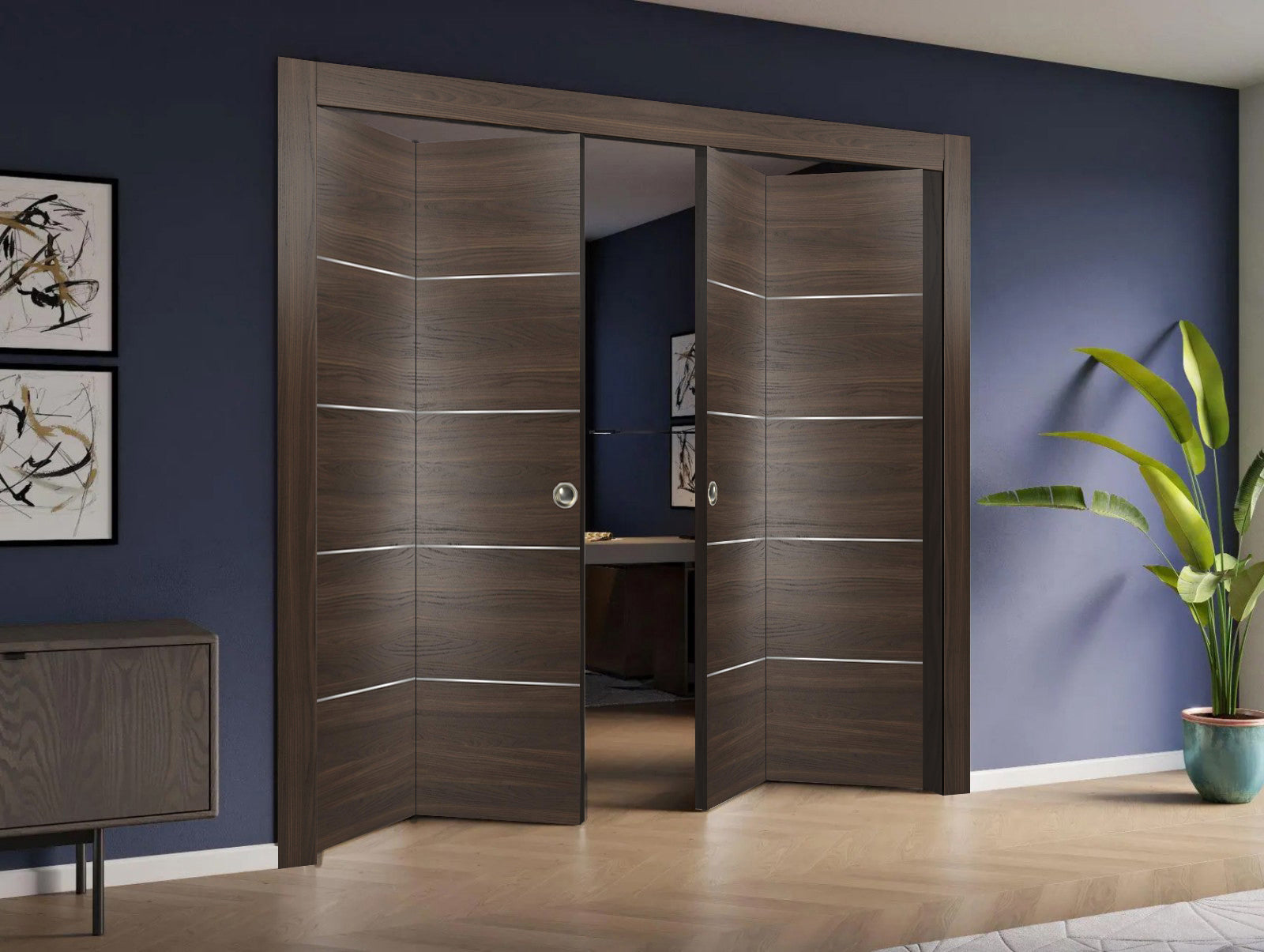 Planum 0020 Double Bi-Fold door view 6