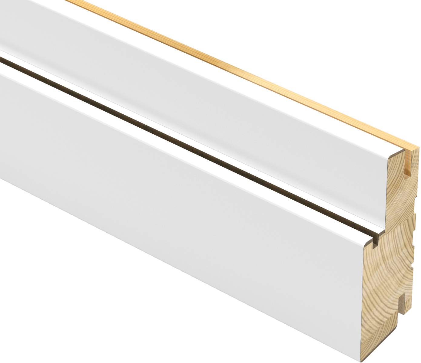 Frame for Interior Doors, Matte Black, For 30x96" Door White