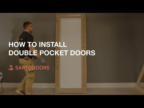 Model Double Pocket door view 2