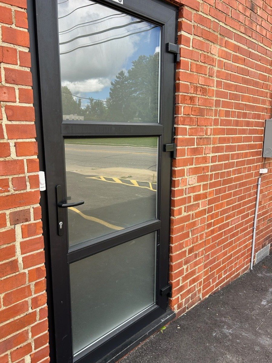 reversed and installed as outswing door