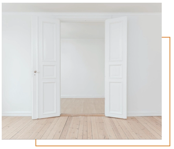 Opened Interior Door