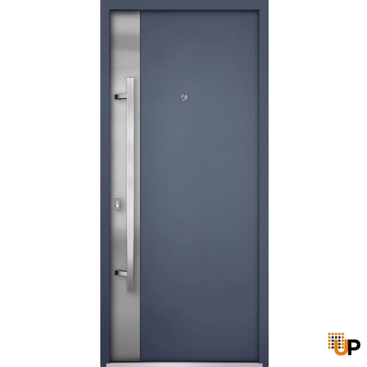 Exterior Aluminum Door Deux 0729 36 x 80 Grey | United Porte
