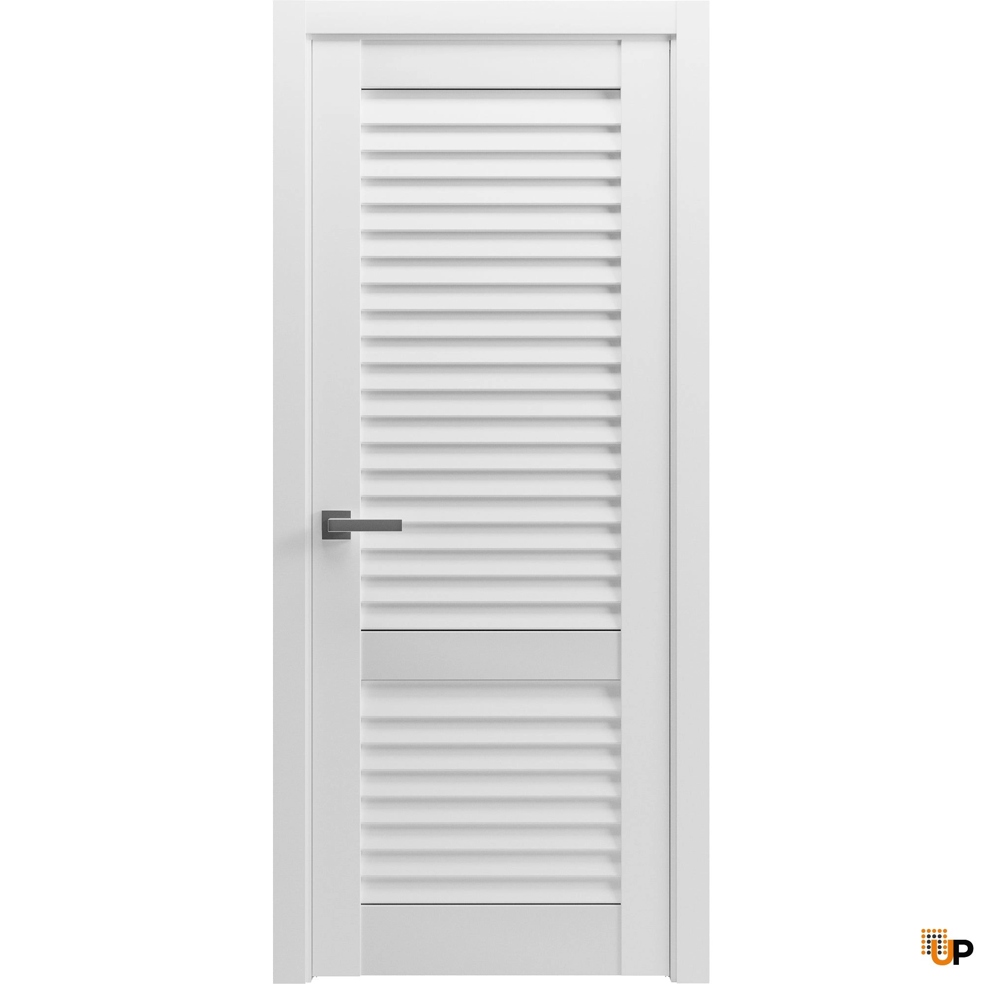 LOUVREDO sofill-e Ｄecor Interior Door LOUVER 3388 18 x 80 White | United Porte