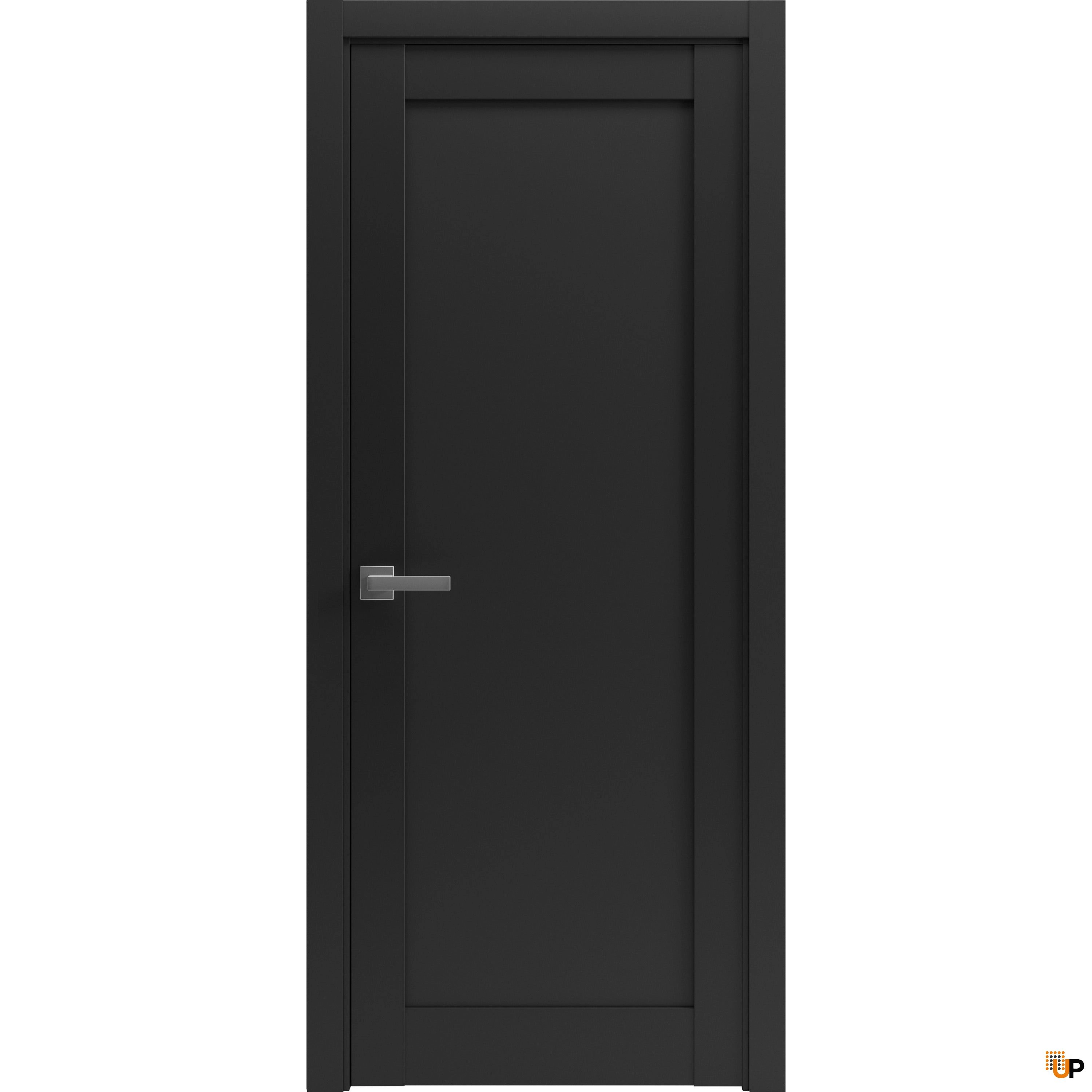 Interior Door Quadro 4111 18 x 80 Black | United Porte