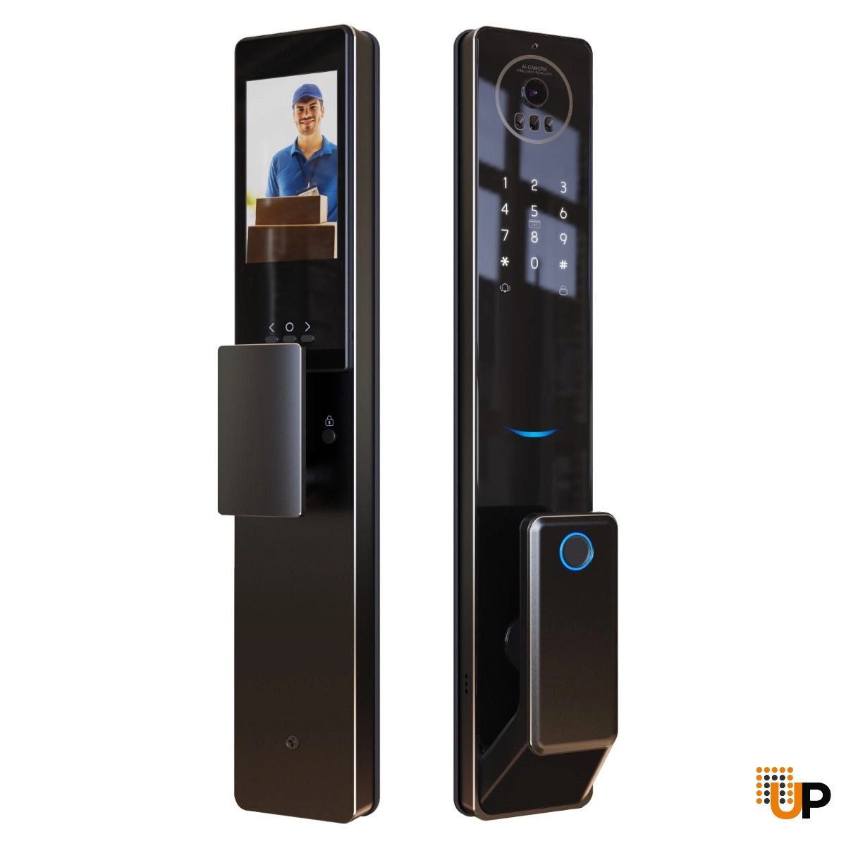 Door Locks FingerPrint 300 Black | United Porte